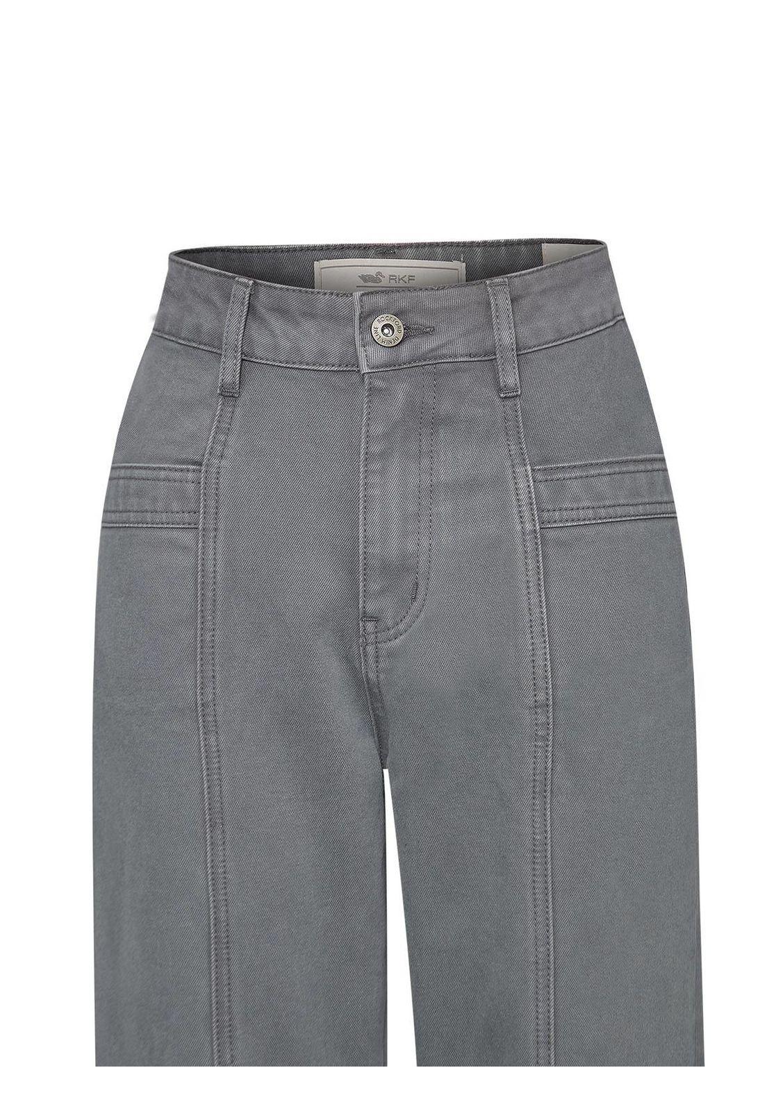 Jeans Algodón Mujer Traful Gris-3