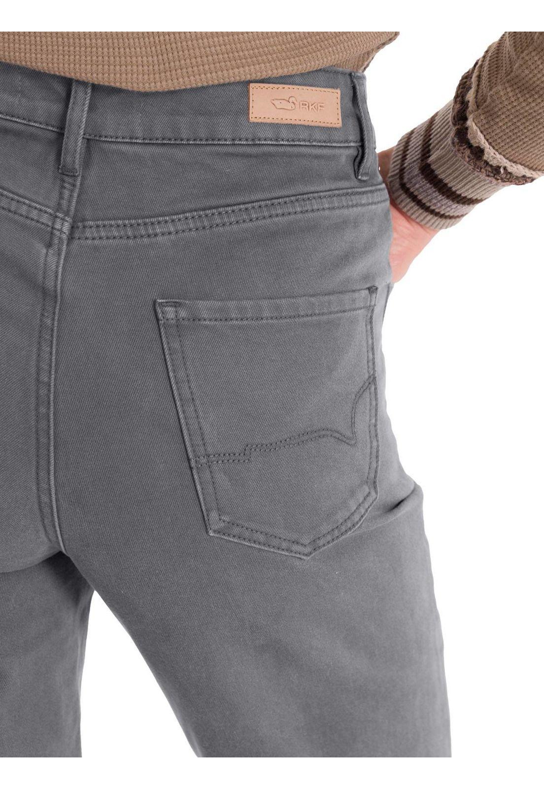 Jeans Algodón Mujer Traful Gris-7