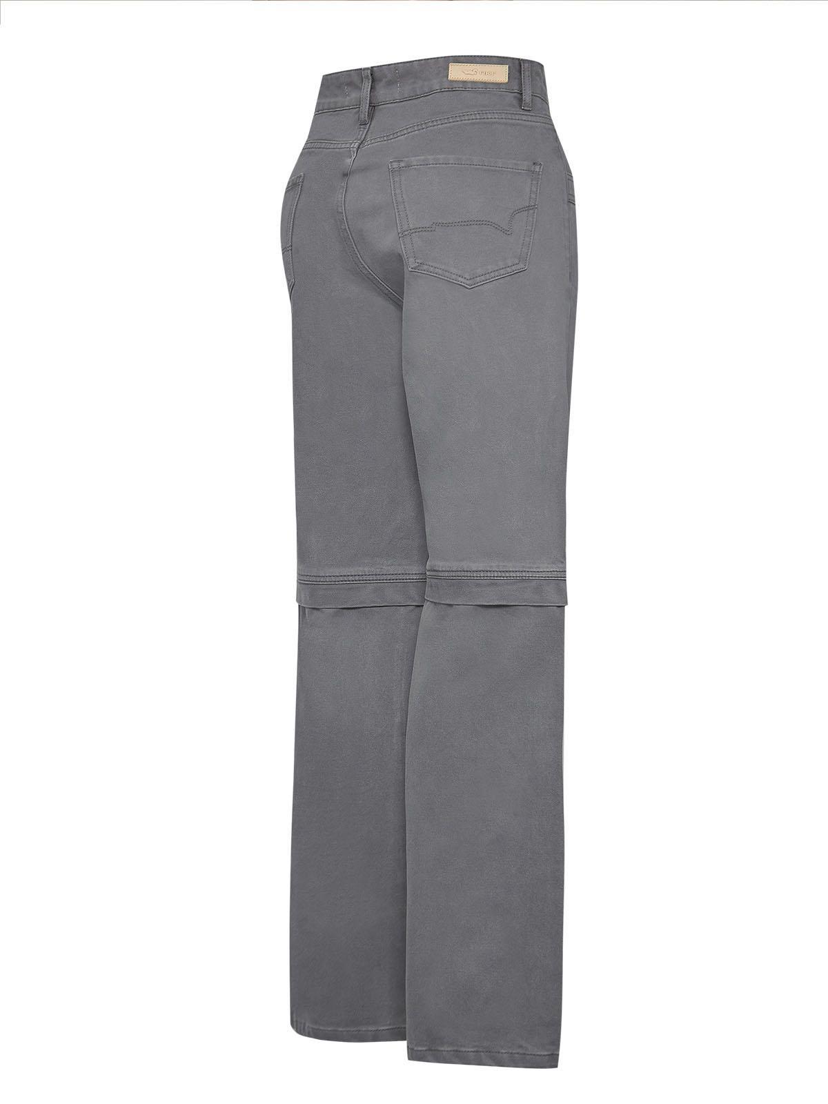 Jeans Algodón Mujer Traful Gris-1