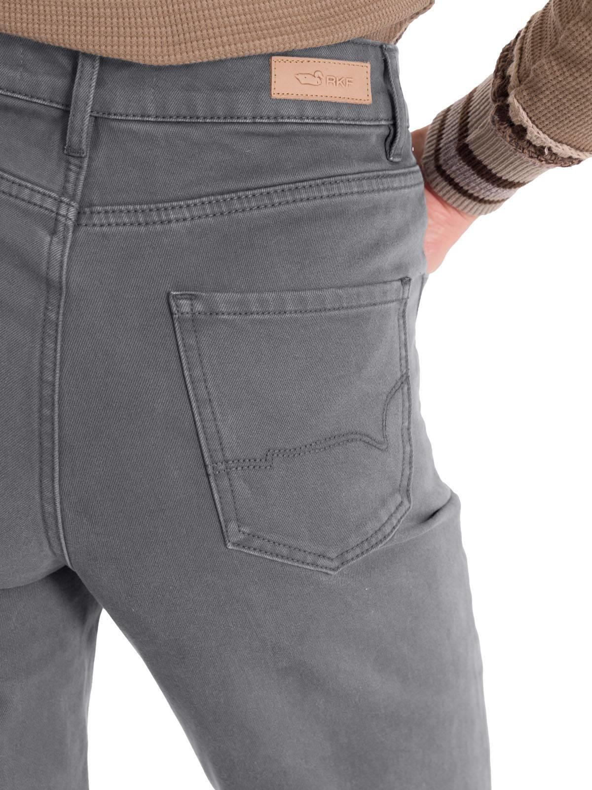 Jeans Algodón Mujer Traful Gris-7
