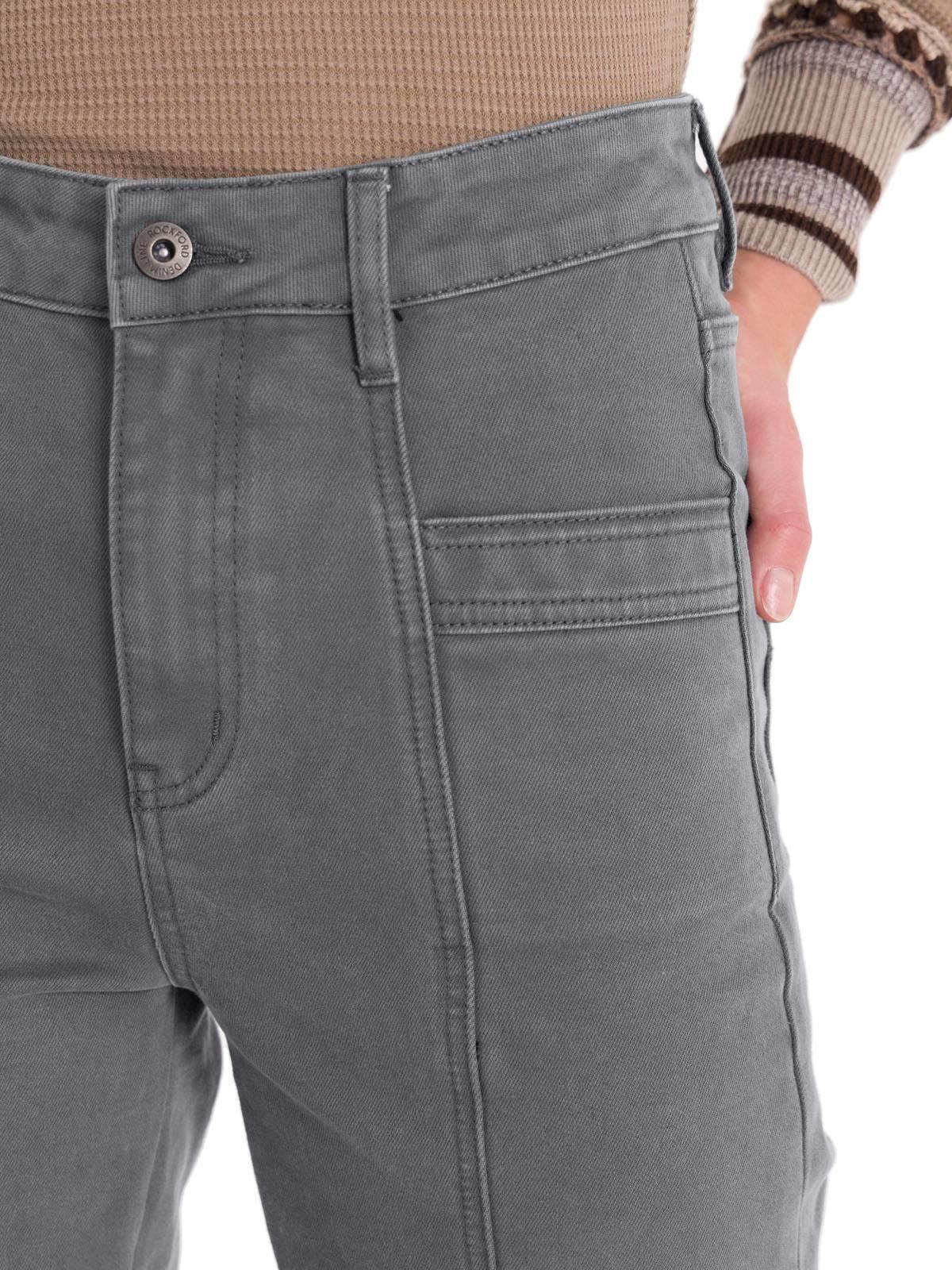 Jeans Algodón Mujer Traful Gris-8