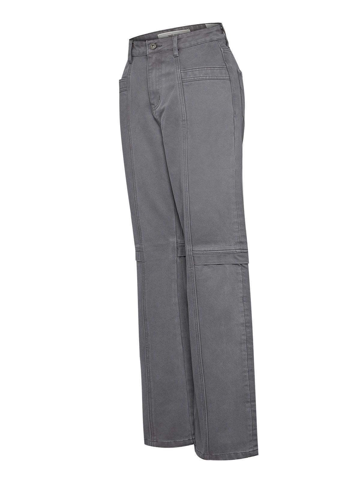 Jeans Algodón Mujer Traful Gris-0