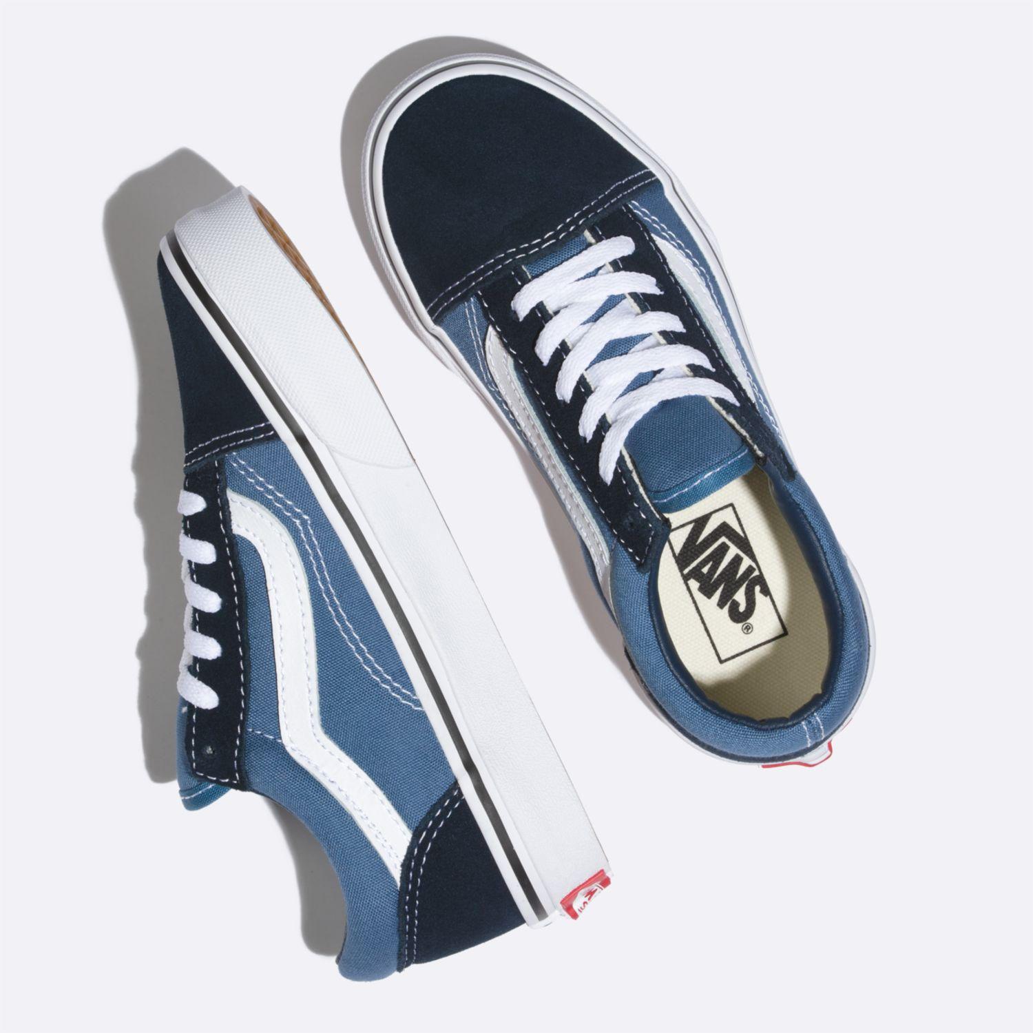Zapatilla Niño Uy Old Skool Navy/True White-1