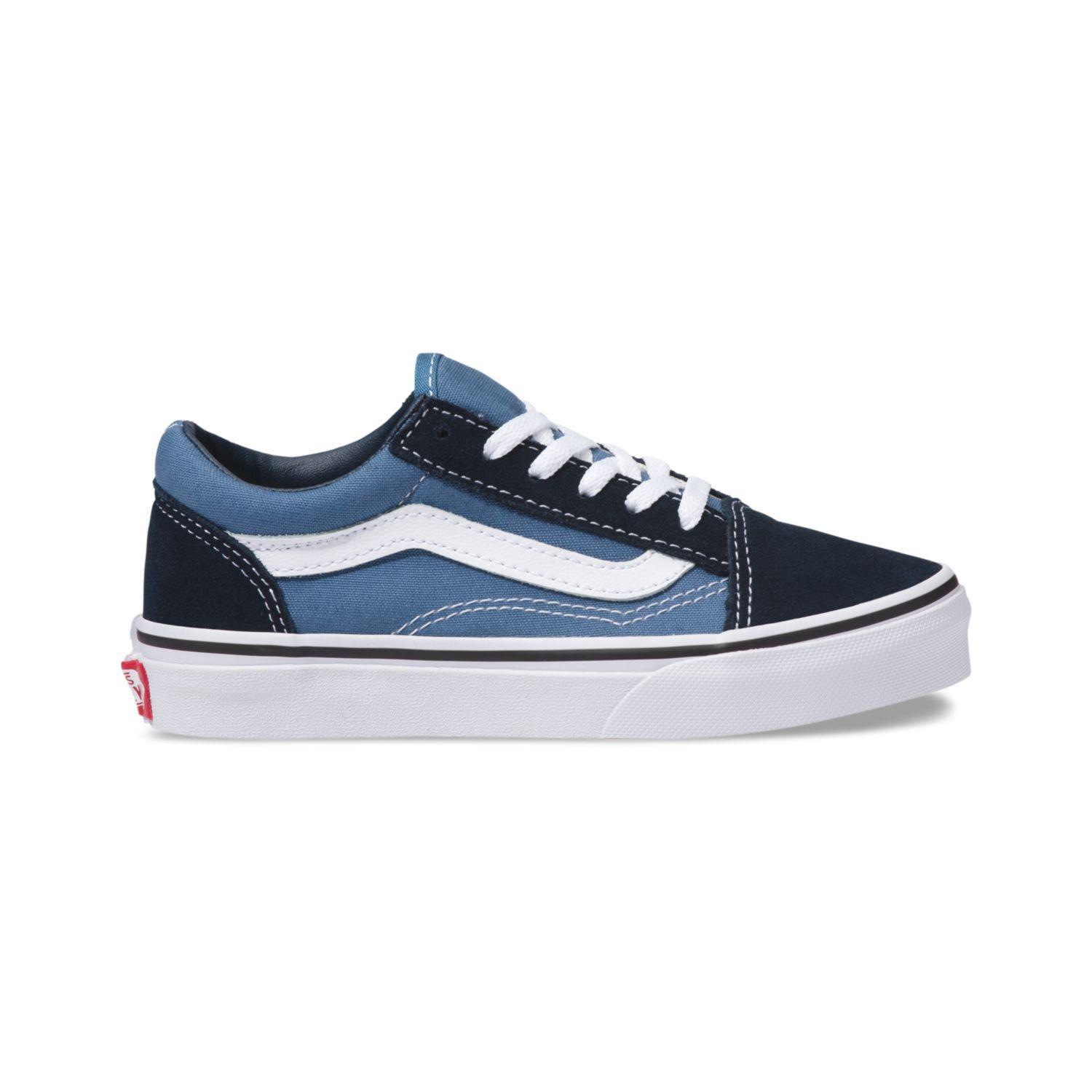 Zapatilla Niño Uy Old Skool Navy/True White-4