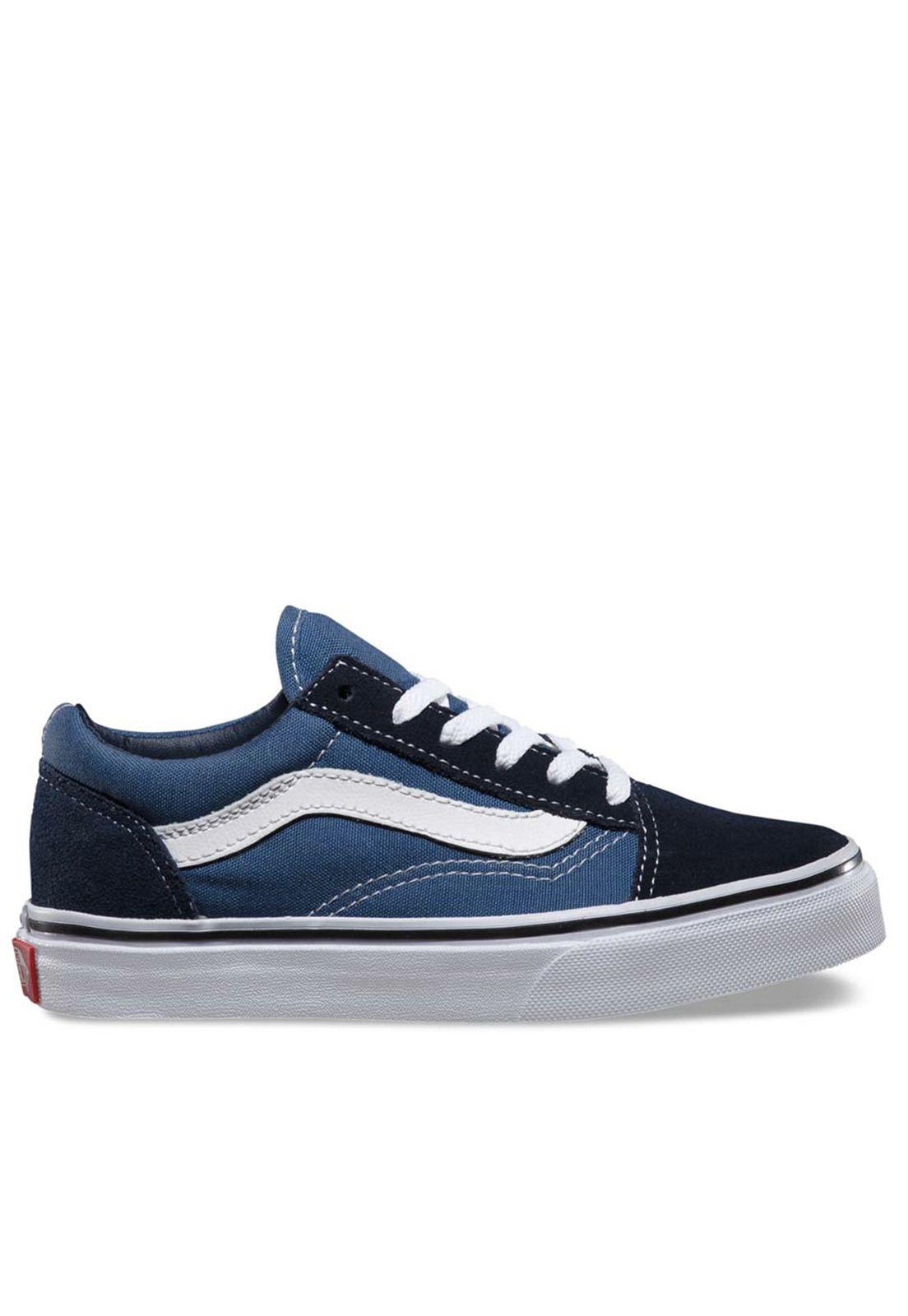 Zapatilla Niño Uy Old Skool Navy/True White-0