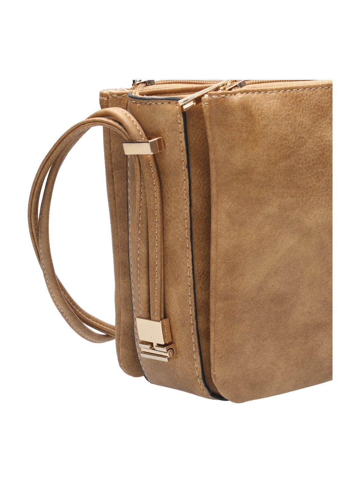 Cartera Mujer Eager Cross Café-3