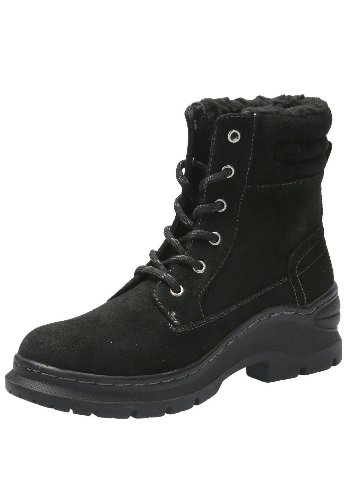 Botín Mujer Elist Negro-4