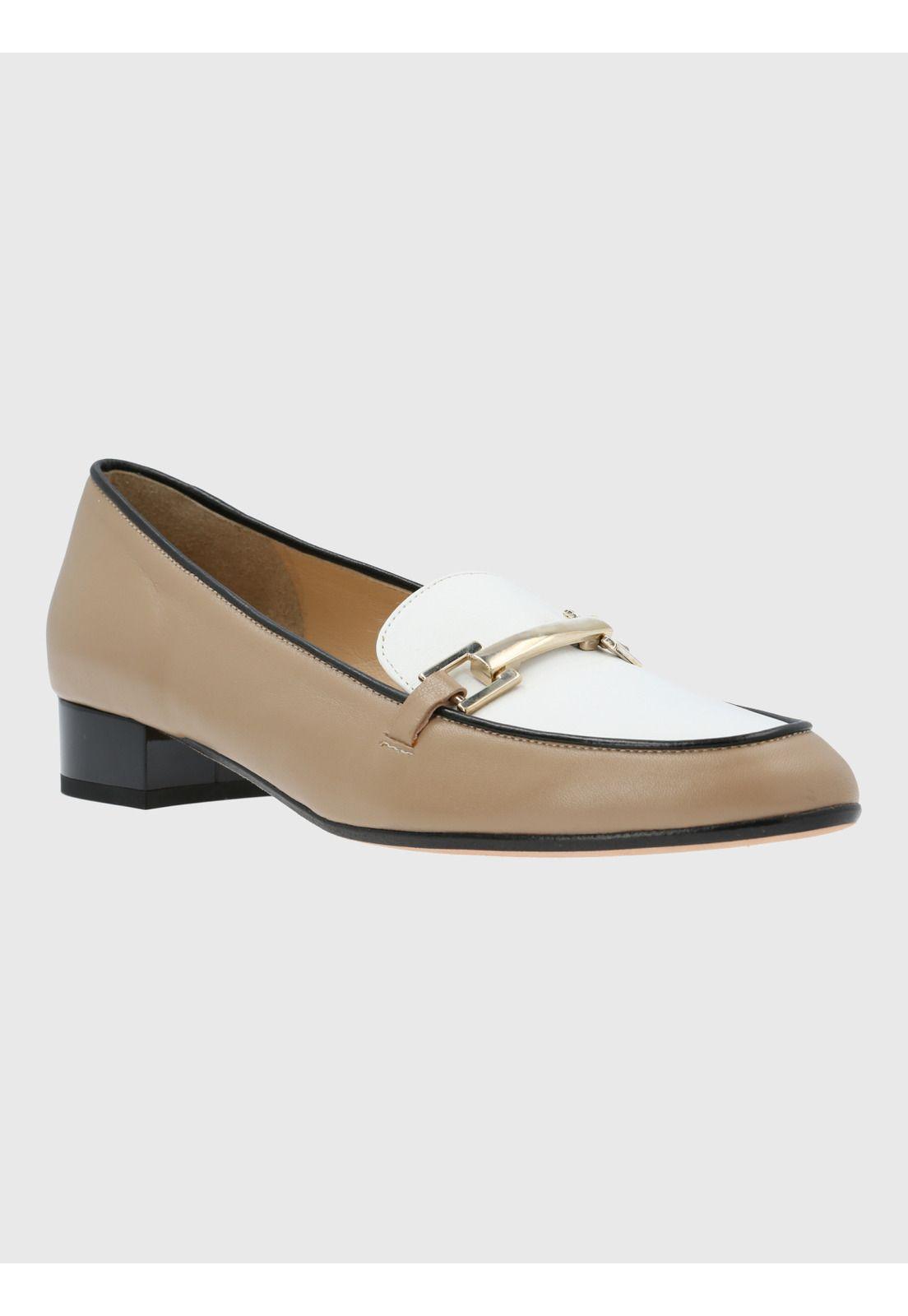 Zapato Brunate Mujer Cuero Riale Café-0