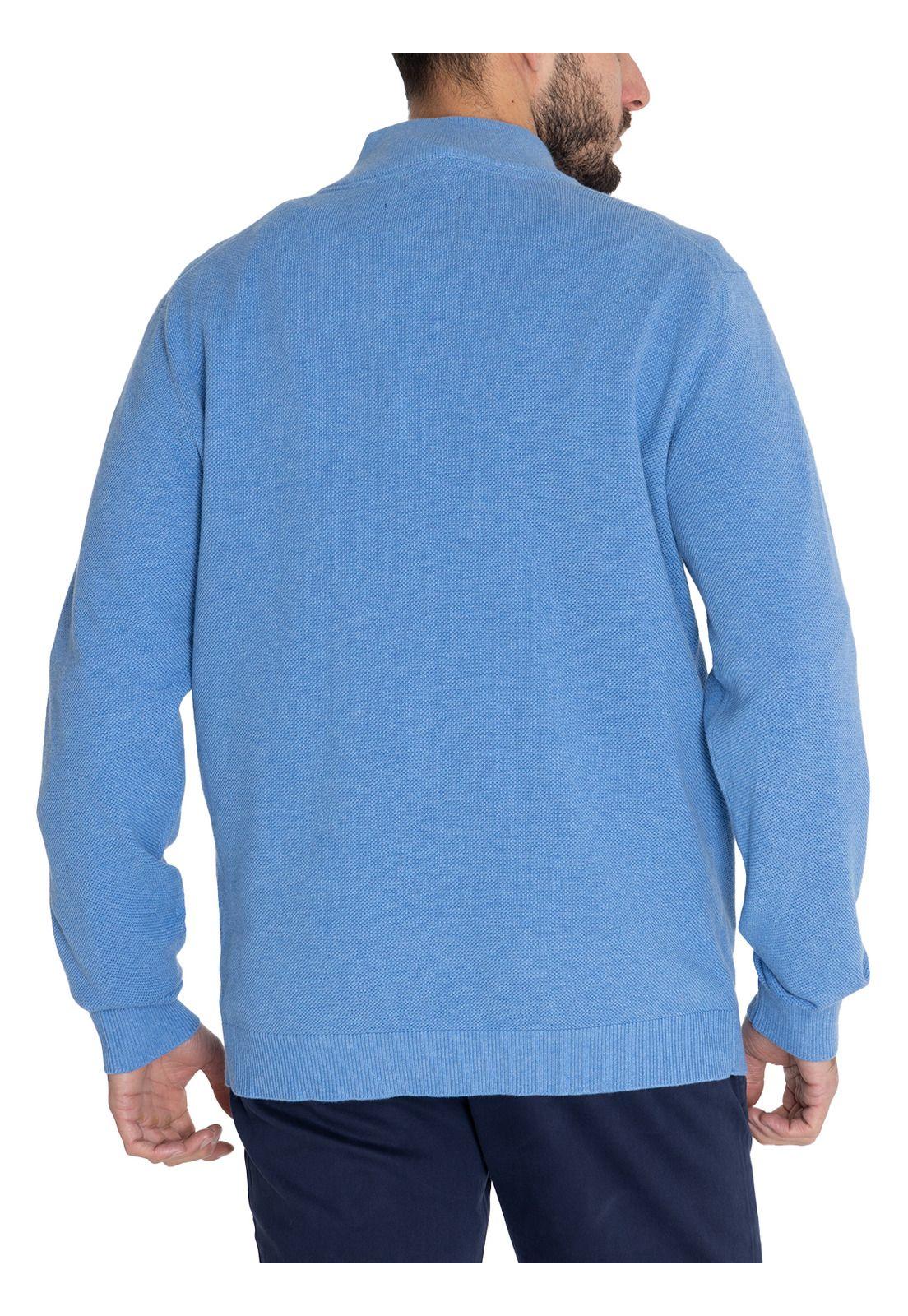 Chaleco Algodón Orgánico Celeste Bilbao Hombre -6