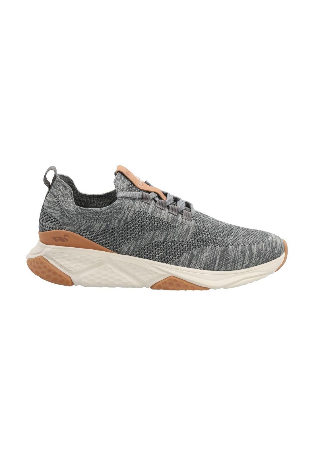 Zapatilla Cuero Hombre Lewis Gris-0