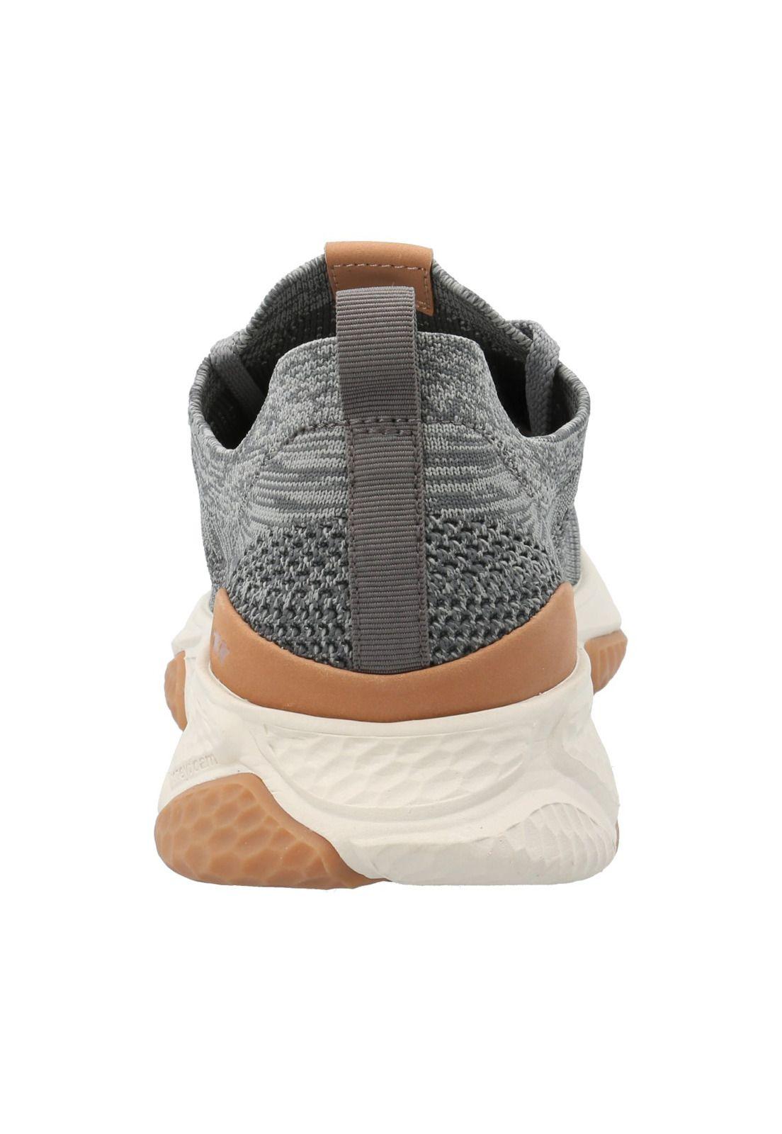 Zapatilla Cuero Hombre Lewis Gris-6