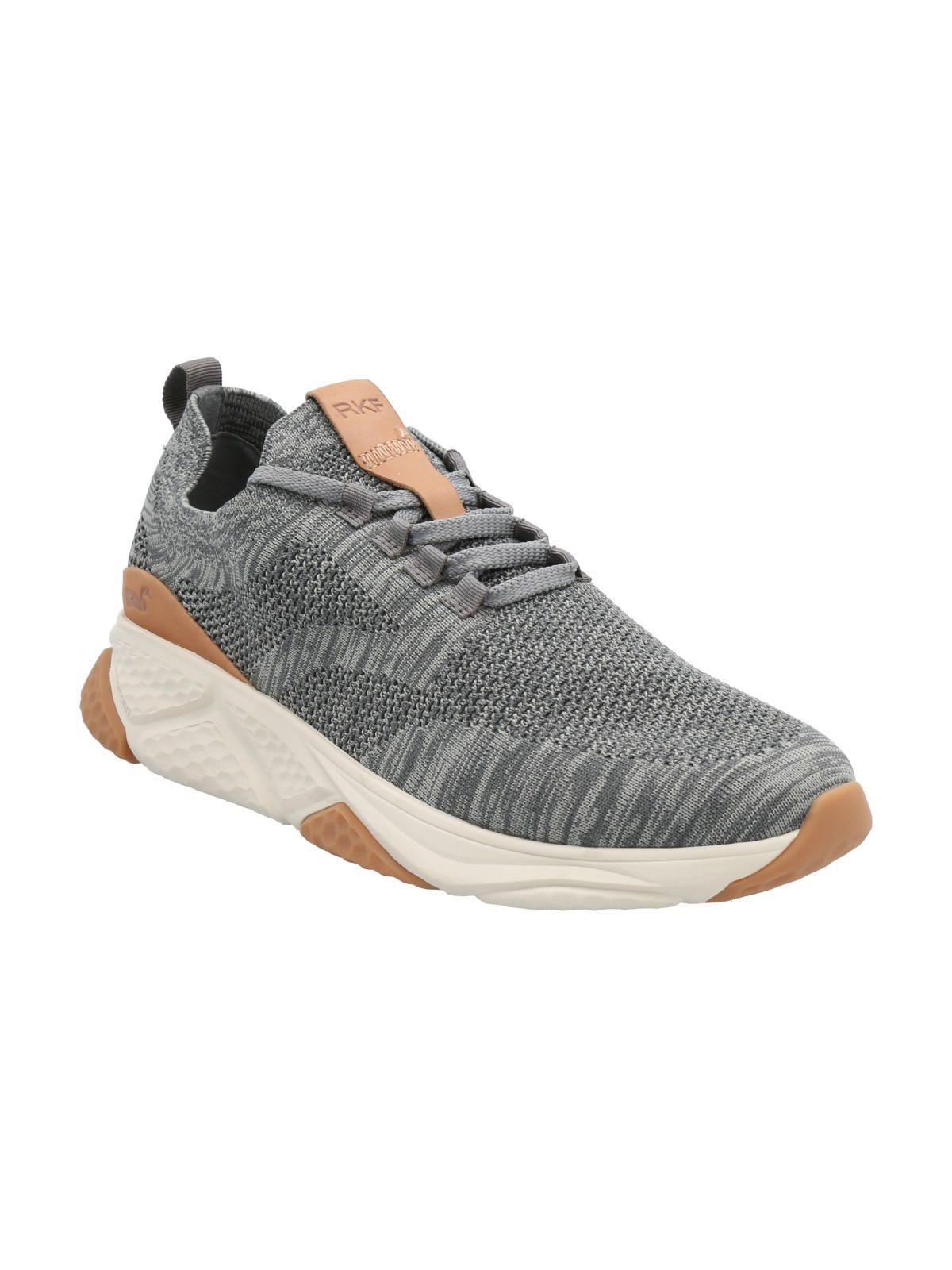 Zapatilla Cuero Hombre Lewis Gris-1
