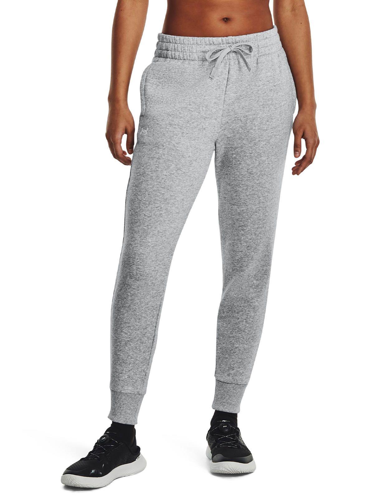 Joggers de polar UA Rival Gris para mujer-3