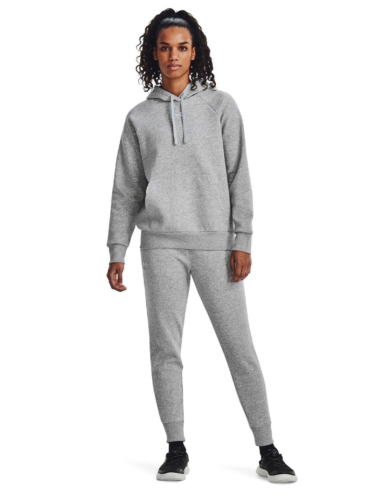 Joggers de polar UA Rival Gris para mujer-5