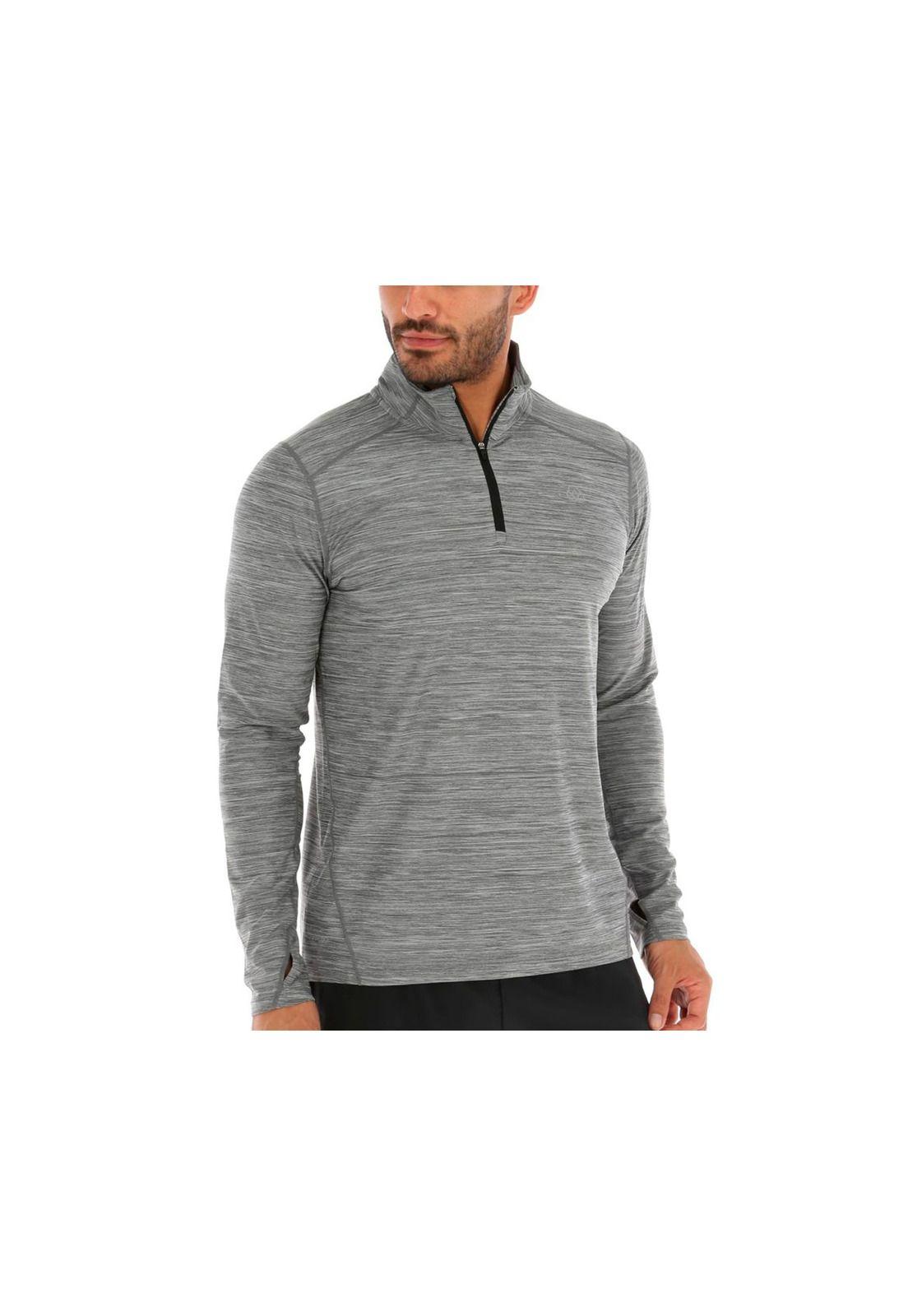 Polera M/L Ls Half Zip Ii Negro-0