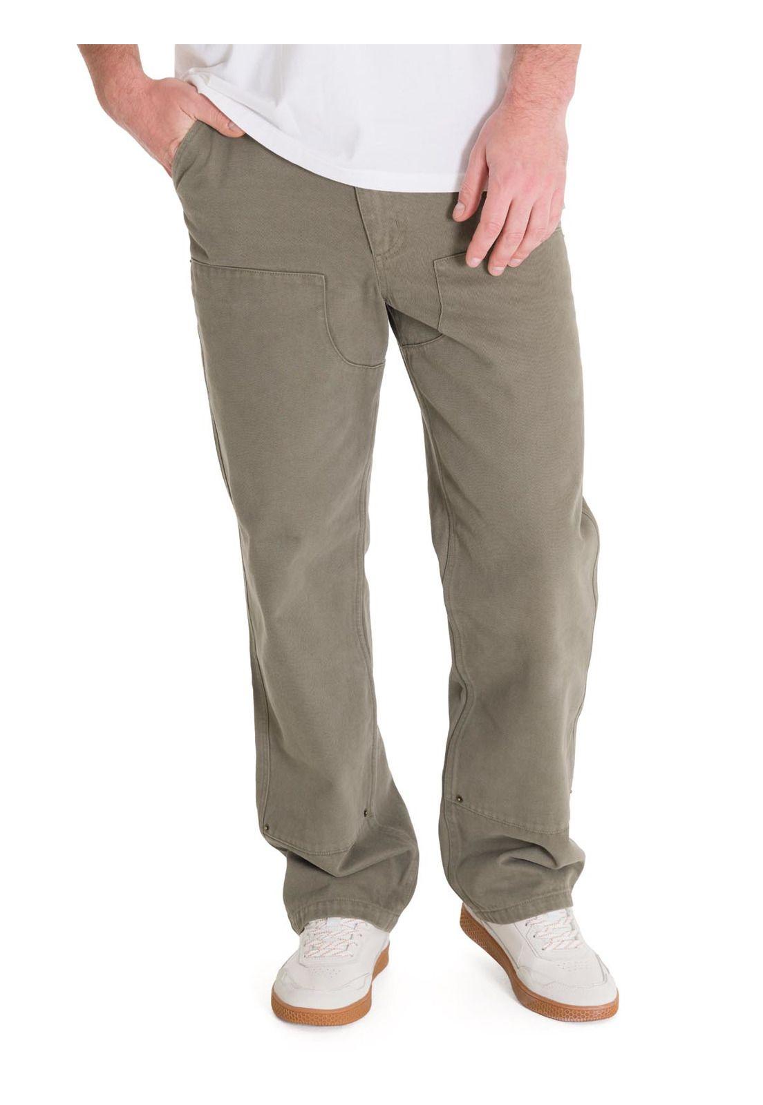 Pantalón Heritage Uniform Double Hombre Verde-0