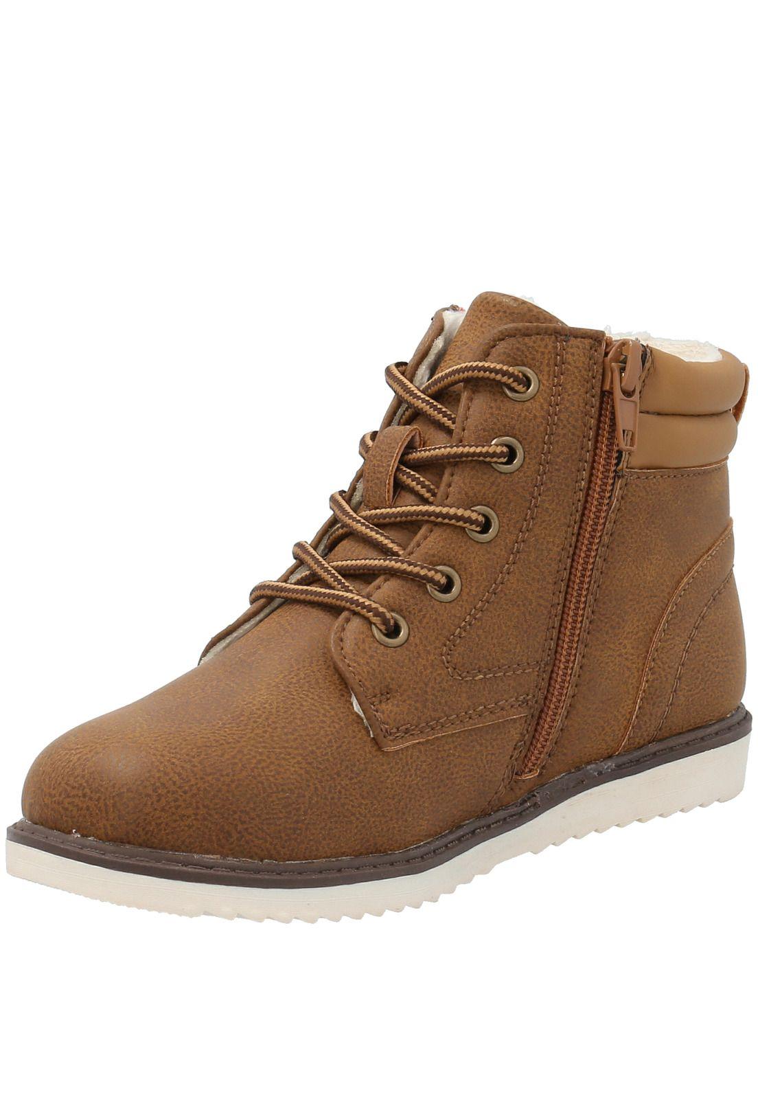 Botín Niño Atlas Café-4