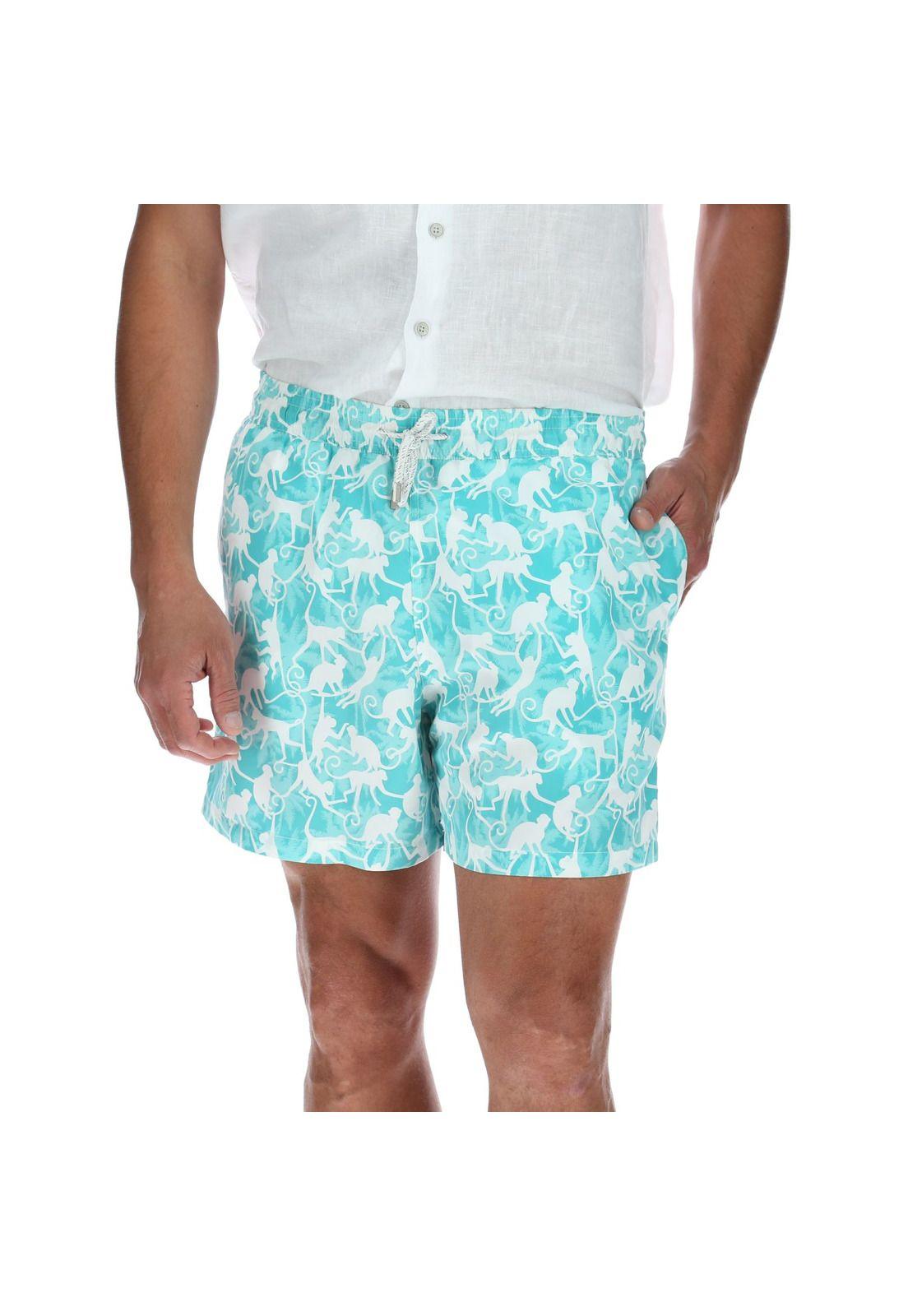 Traje De Baño Izam Celeste-0
