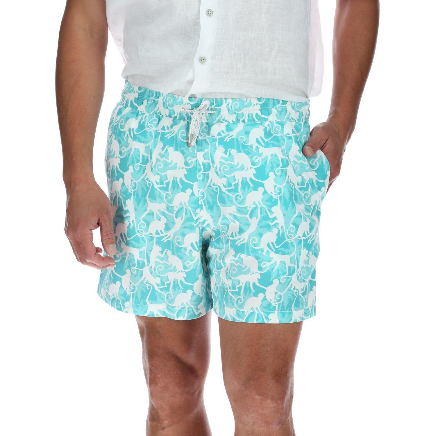 Traje De Baño Izam Celeste-0