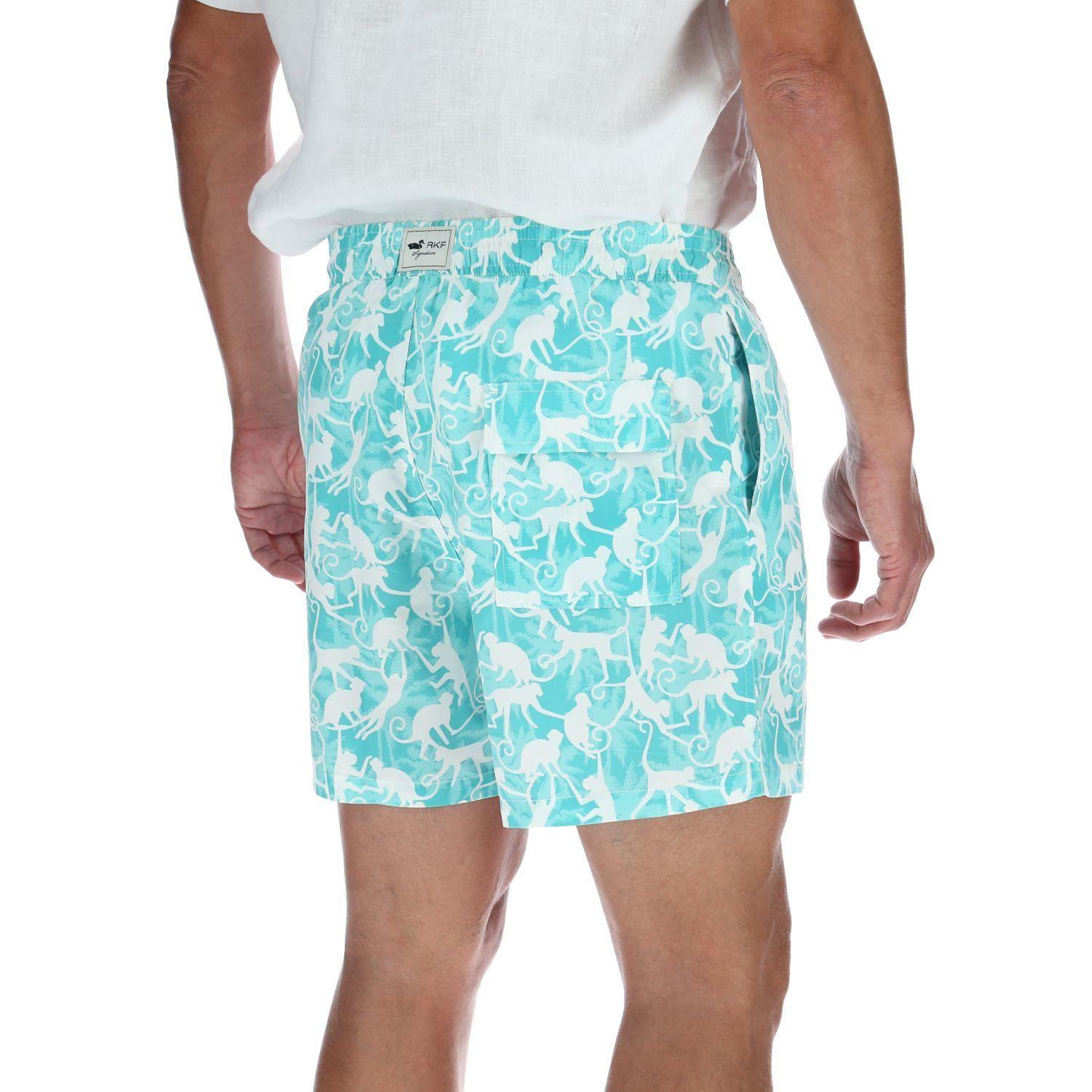 Traje De Baño Izam Celeste-2