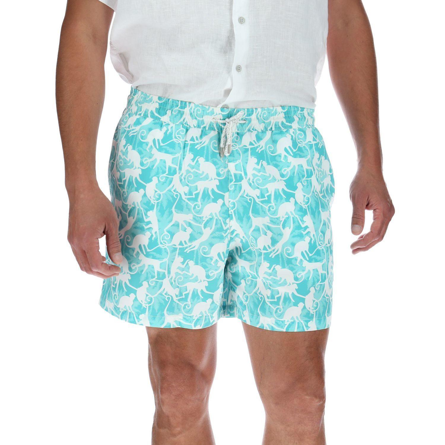 Traje De Baño Izam Celeste-3