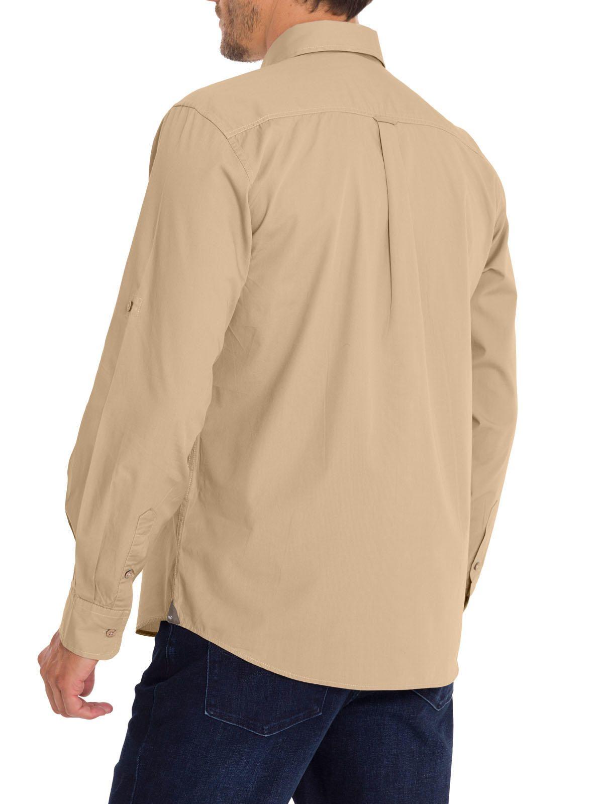 Camisa Algodón Orgánico Hombre Galiton Café-6