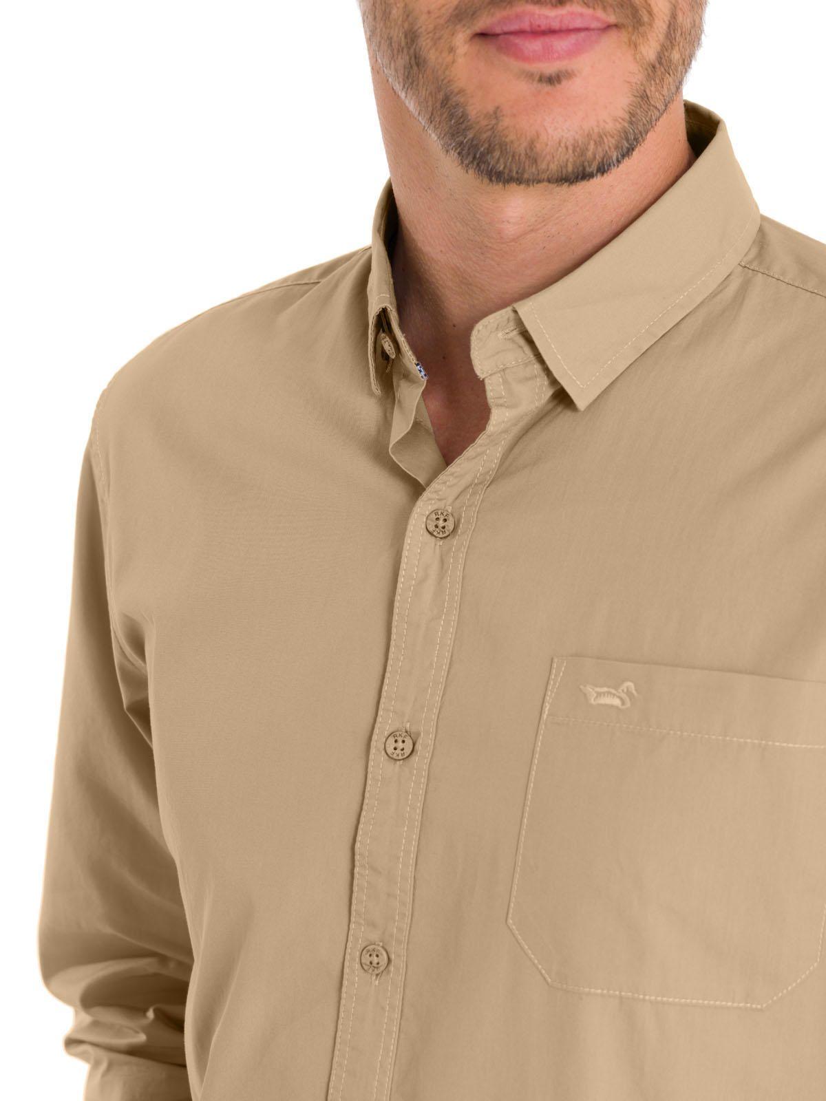 Camisa Algodón Orgánico Hombre Galiton Café-7