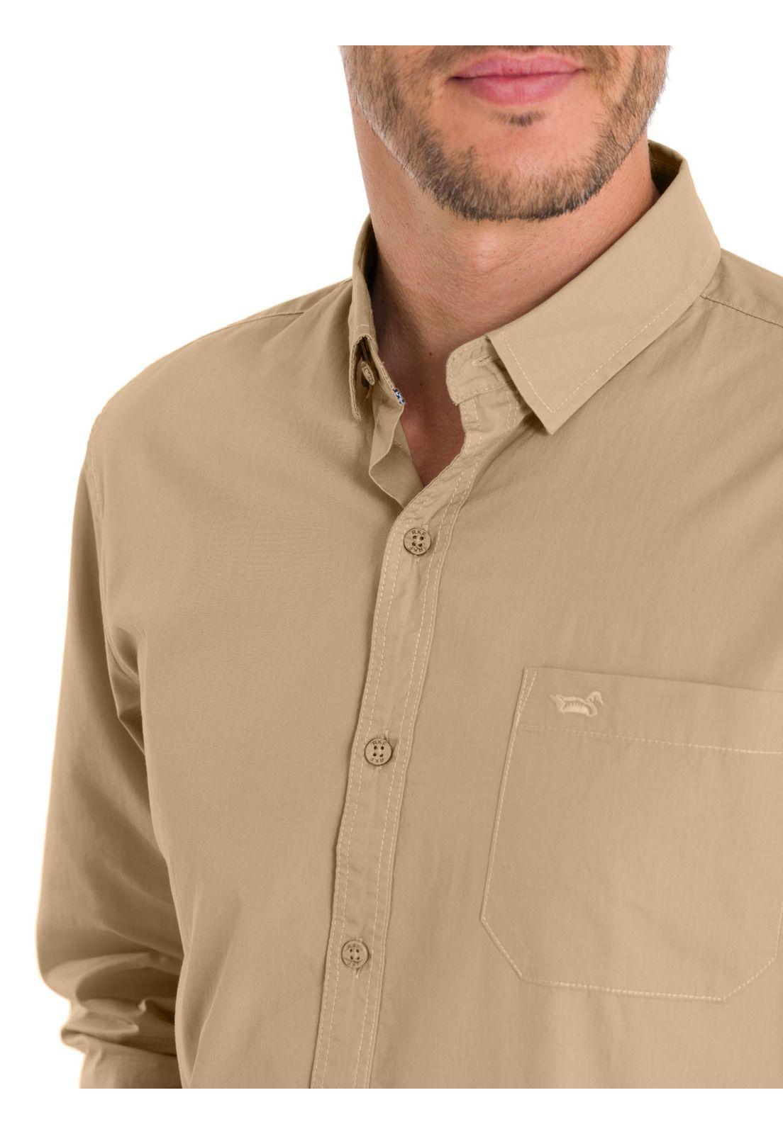 Camisa Algodón Orgánico Hombre Galiton Café-7
