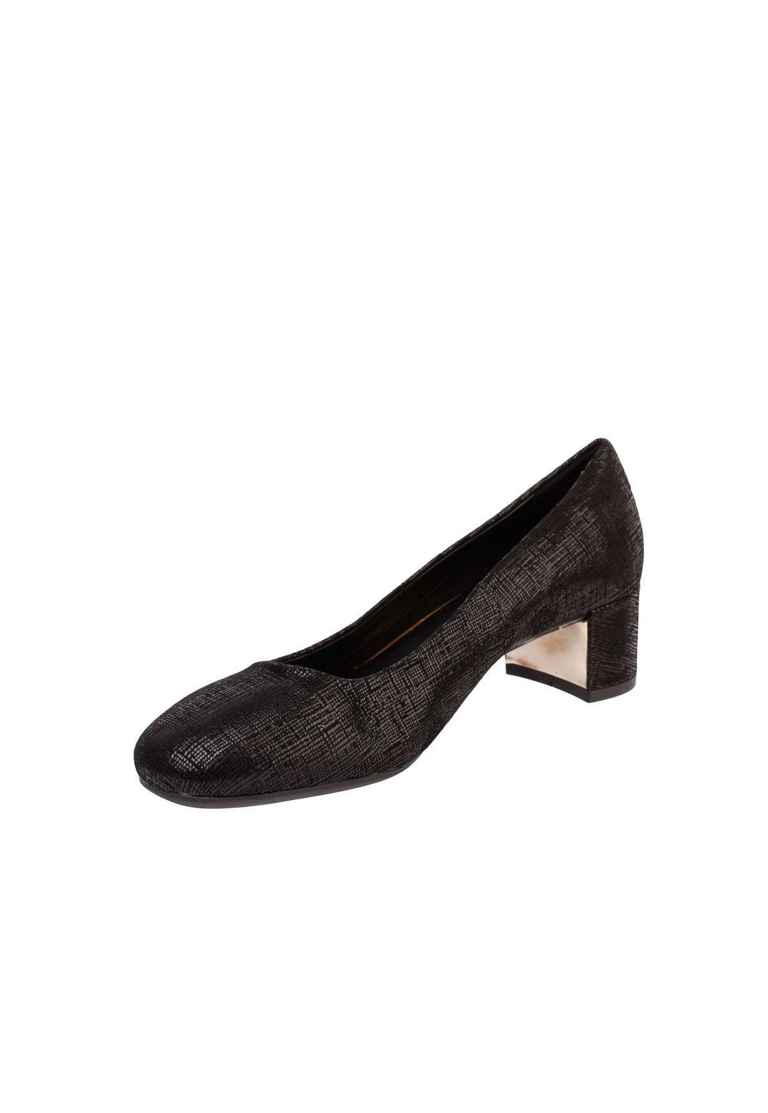 Zapato Cuero Pump Up Negro-1