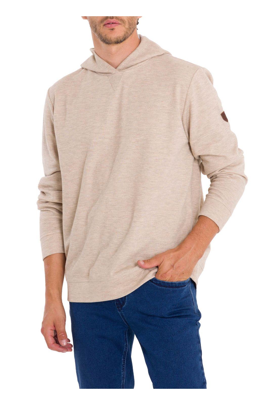 Polerón Algodón Orgánico Hombre Parma Gris-4