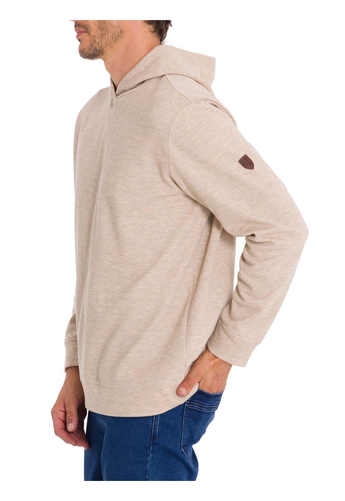Polerón Algodón Orgánico Hombre Parma Gris-6