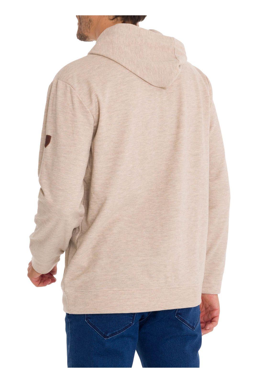 Polerón Algodón Orgánico Hombre Parma Gris-7