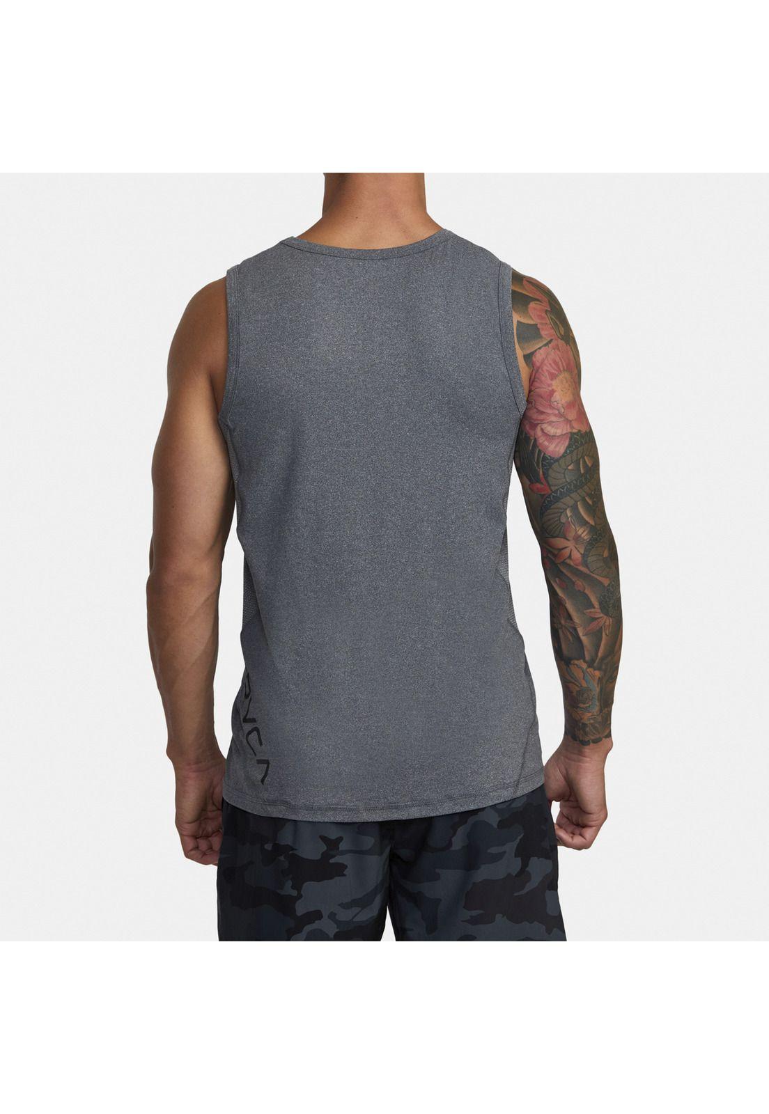 Polera S/M Sport Vent Sl M Kttp Gris Hombre-1