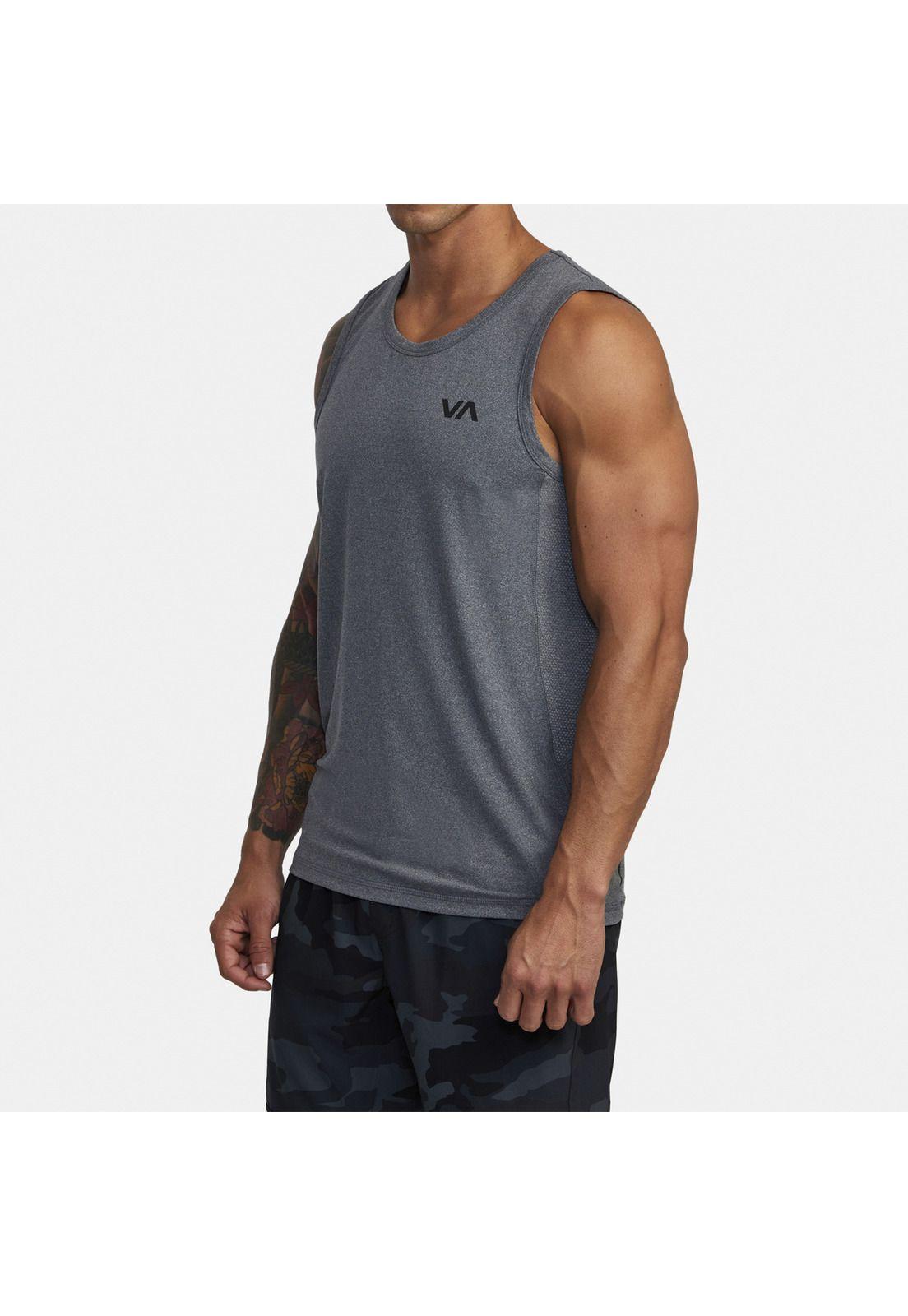 Polera S/M Sport Vent Sl M Kttp Gris Hombre-3