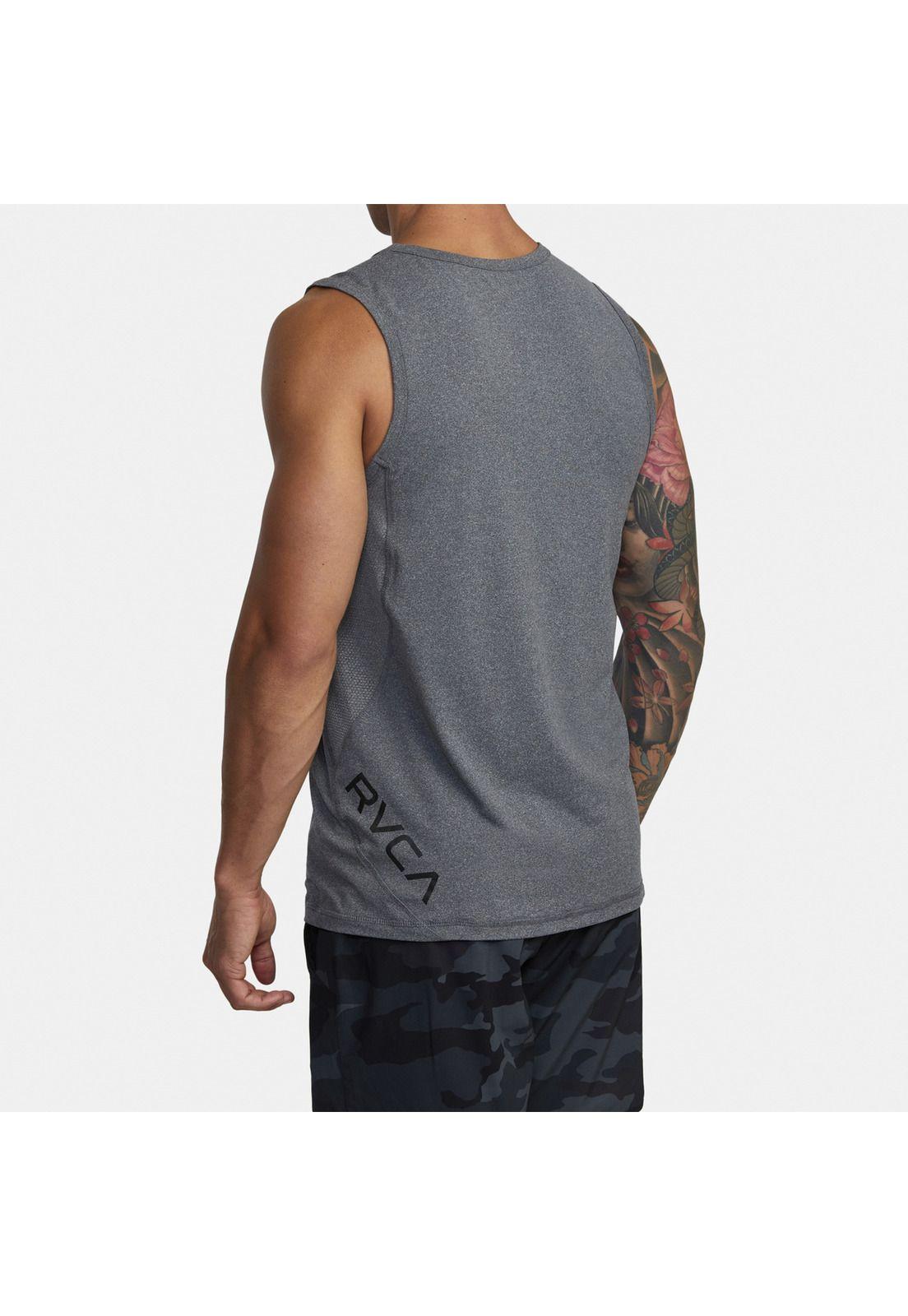 Polera S/M Sport Vent Sl M Kttp Gris Hombre-4