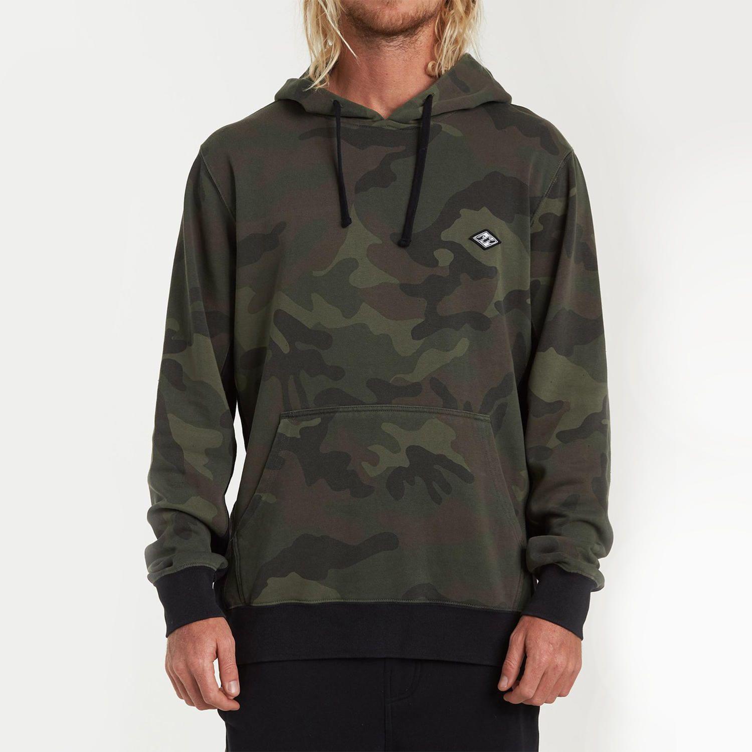 Poleron Hombre Wave Washed Pullover Verde-1