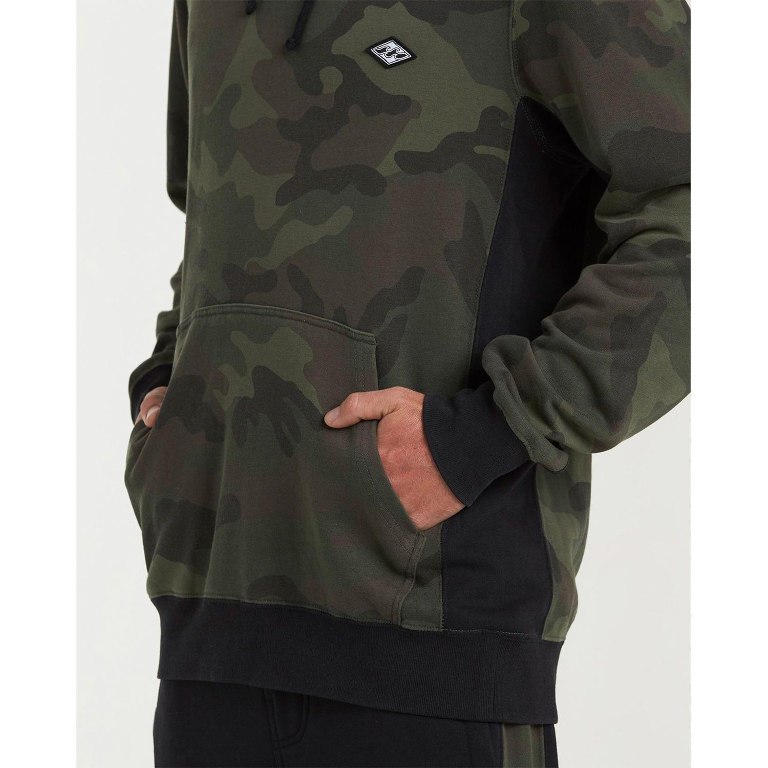 Poleron Hombre Wave Washed Pullover Verde-3