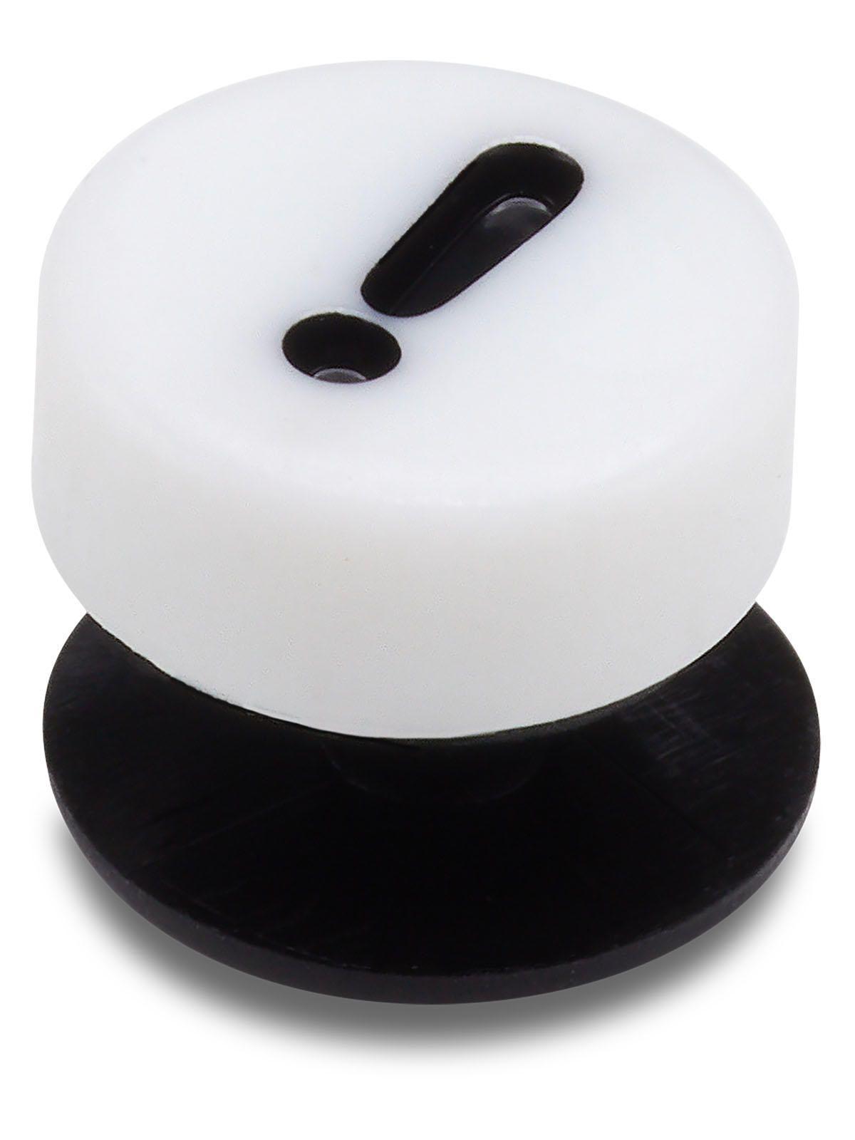 Jibbitz Crocs Símbolo De Exclamación Blanco-2