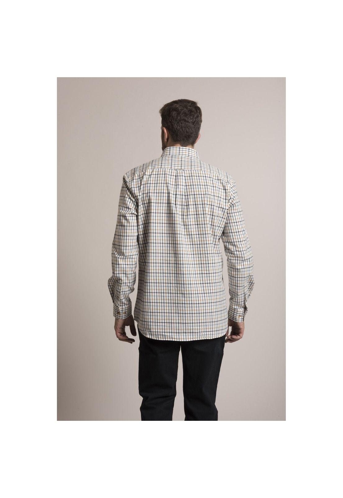 Camisa Viyella But Rockford Crema-3