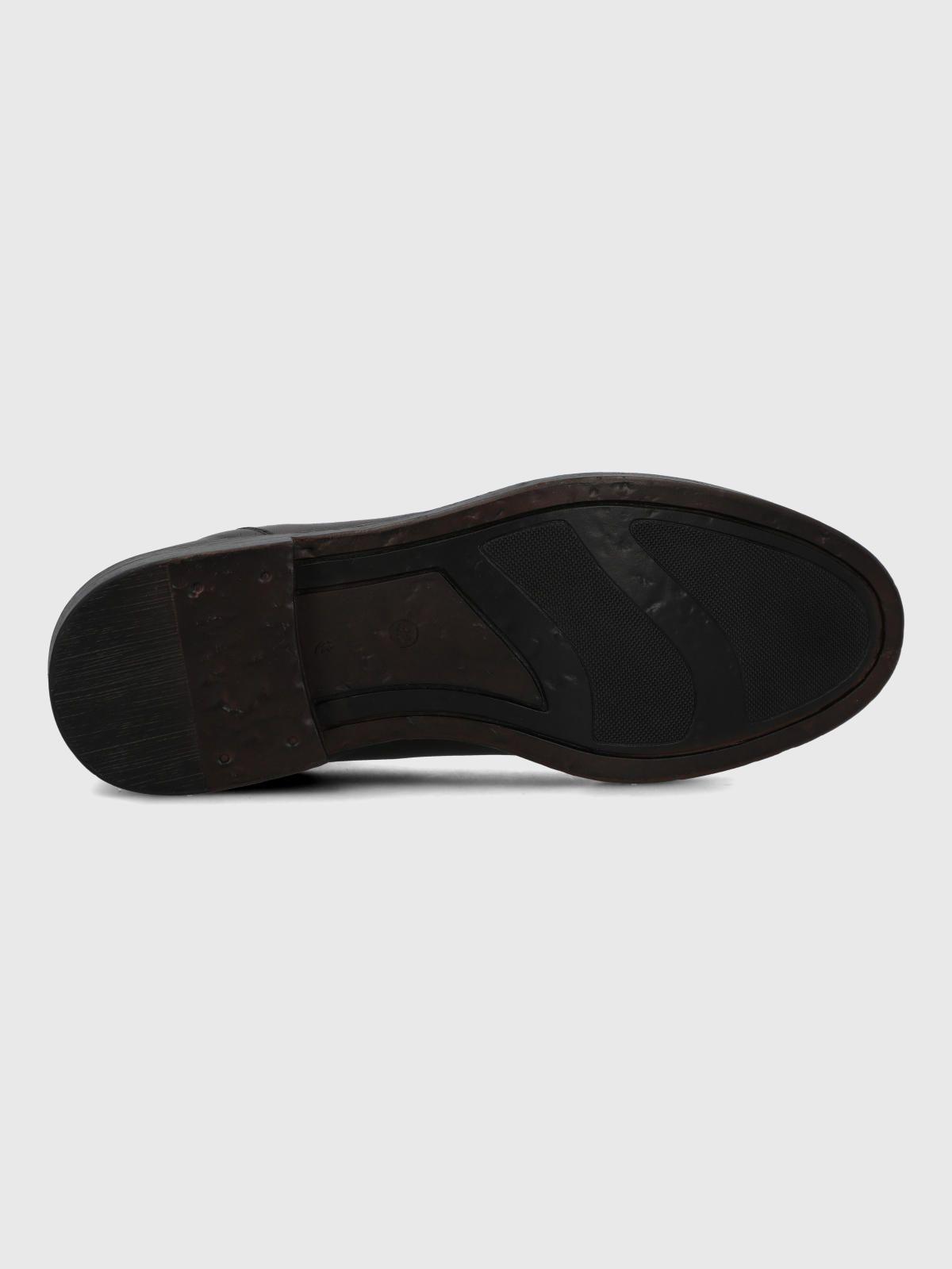 Botin Italiano Cuero Hombre Leone Café-7
