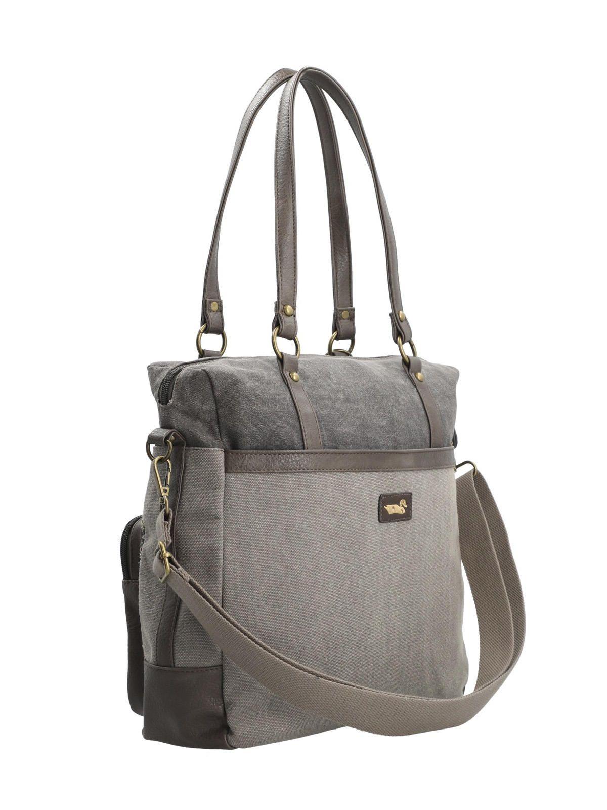 Cartera Textil Mujer Atzi Bag Gris-6
