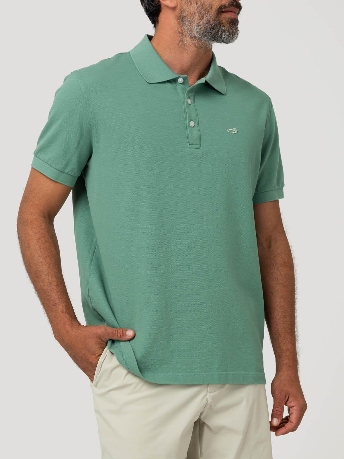 Polera Algodón Hombre Treviso Verde-4