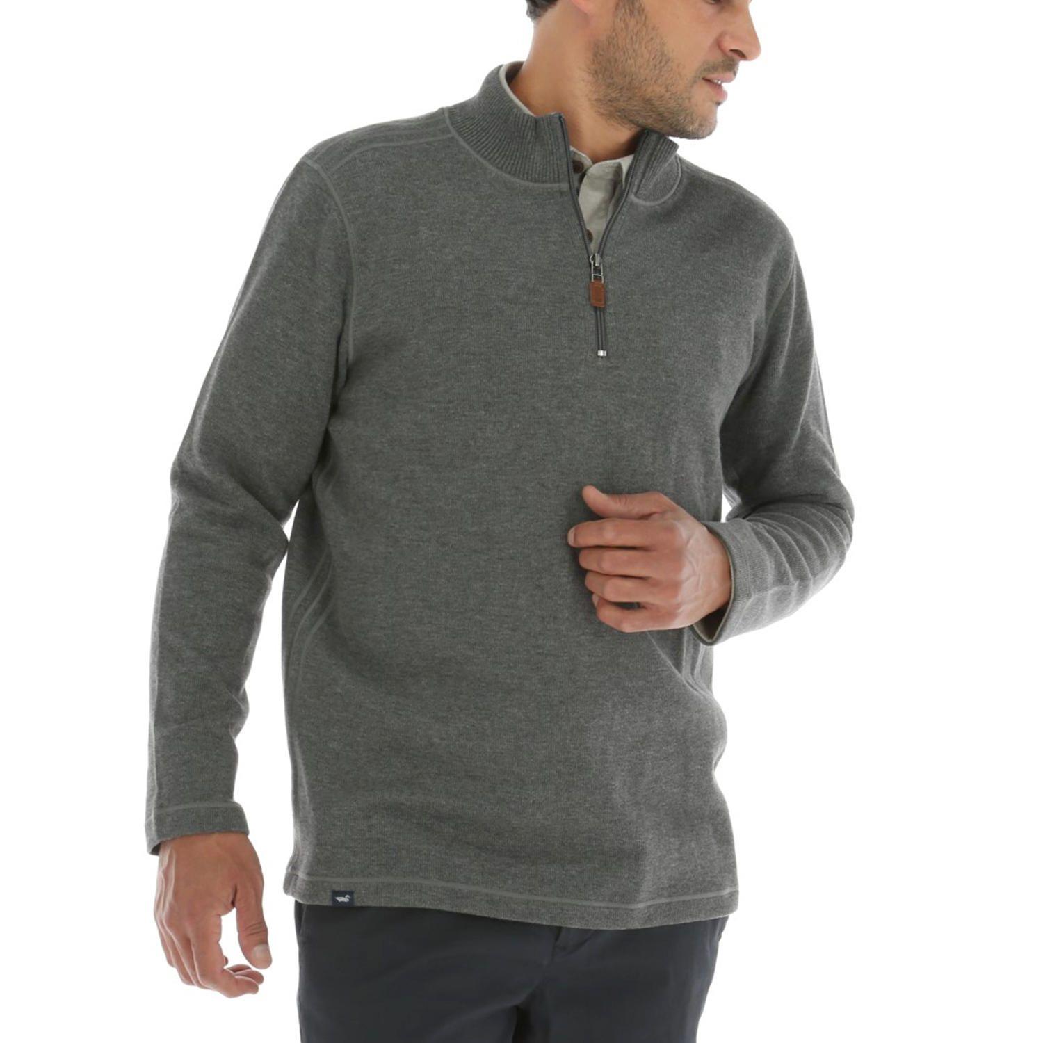 Poleron Hombre Algodón Halfstitch Perla-3