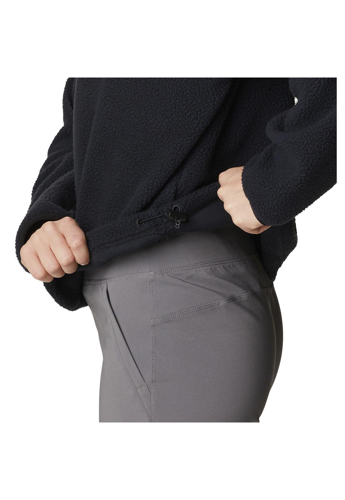 Polar Mujer Helvetia Cropped Half Snap Negro-3