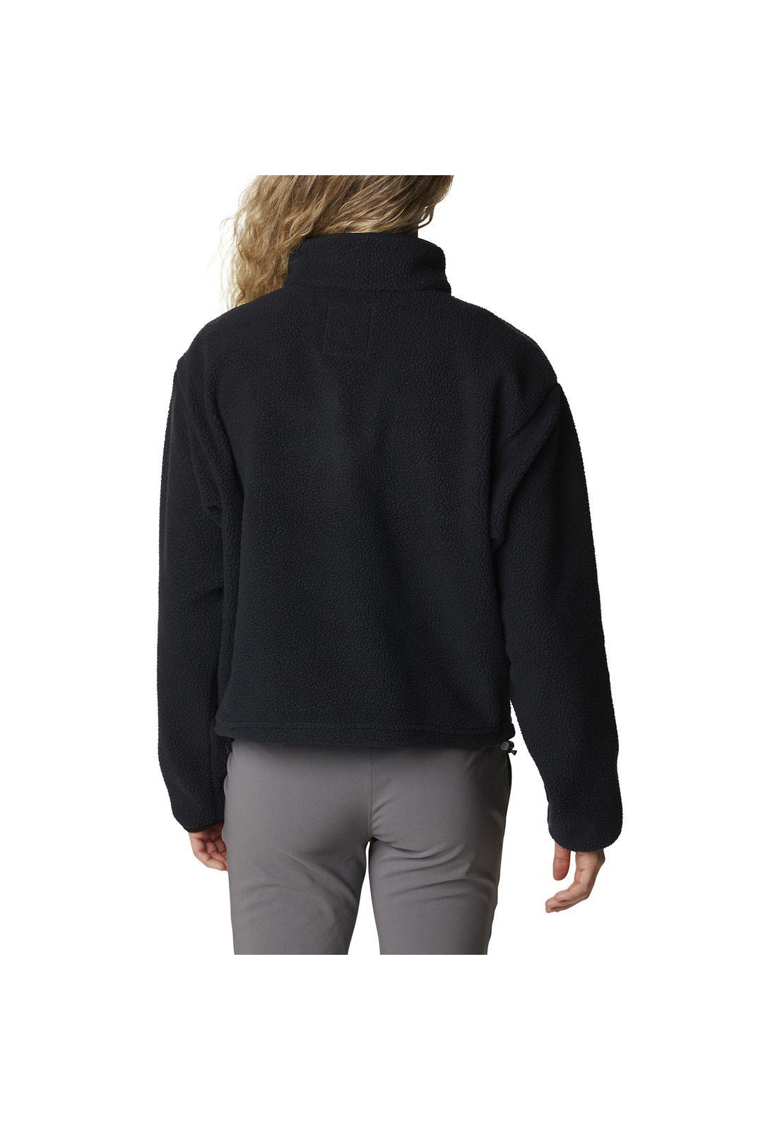 Polar Mujer Helvetia Cropped Half Snap Negro-5