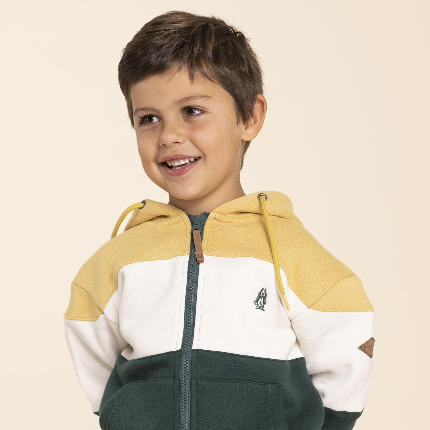 Polerón Niño Cooper Verde Oscuro-5