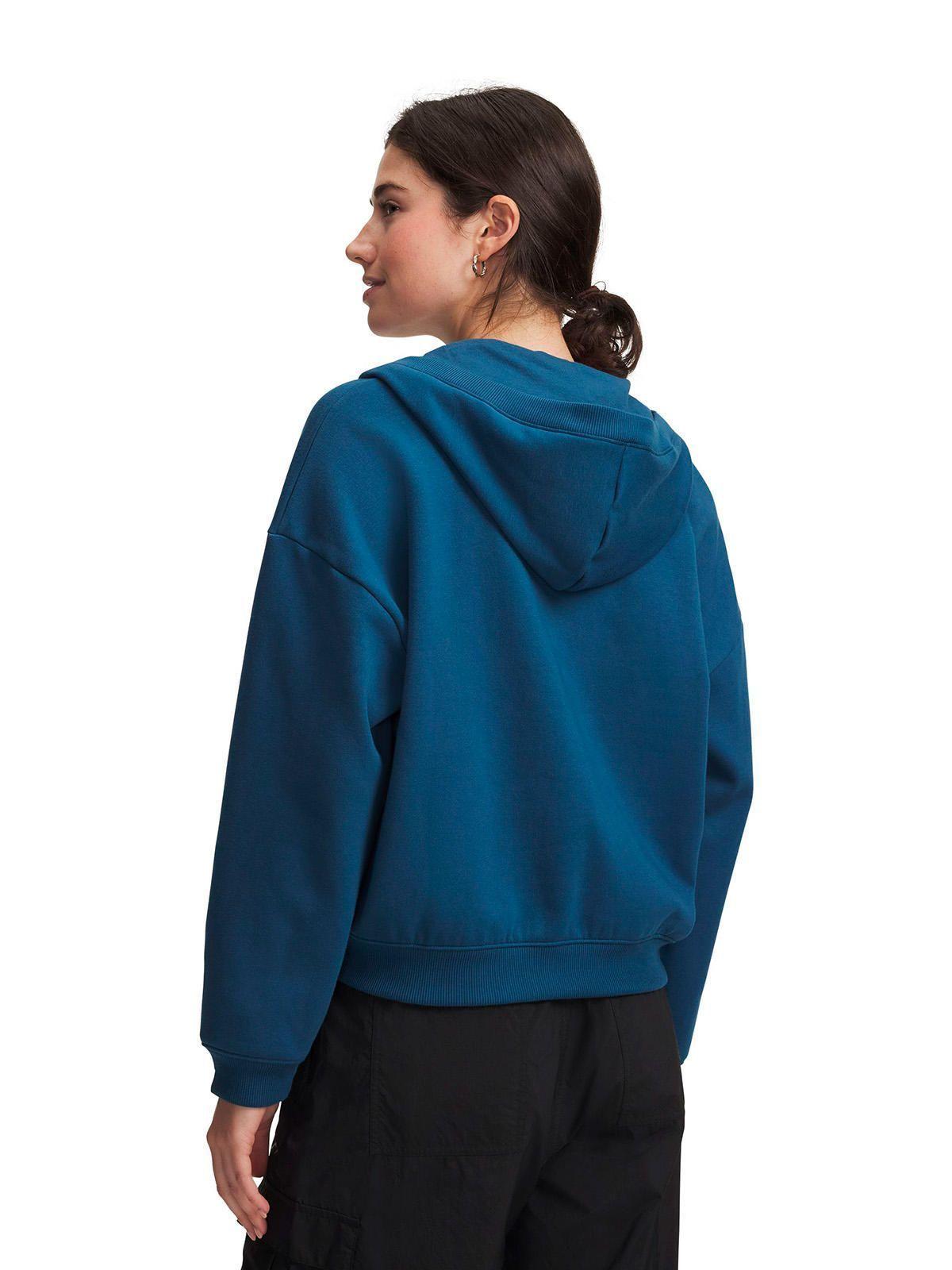 Poleron UA Icon Fleece Azul Mujer-1