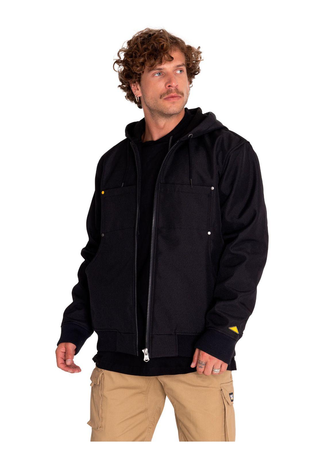 Chaqueta Hombre Bonded Fleece-Lined Work Negro-0