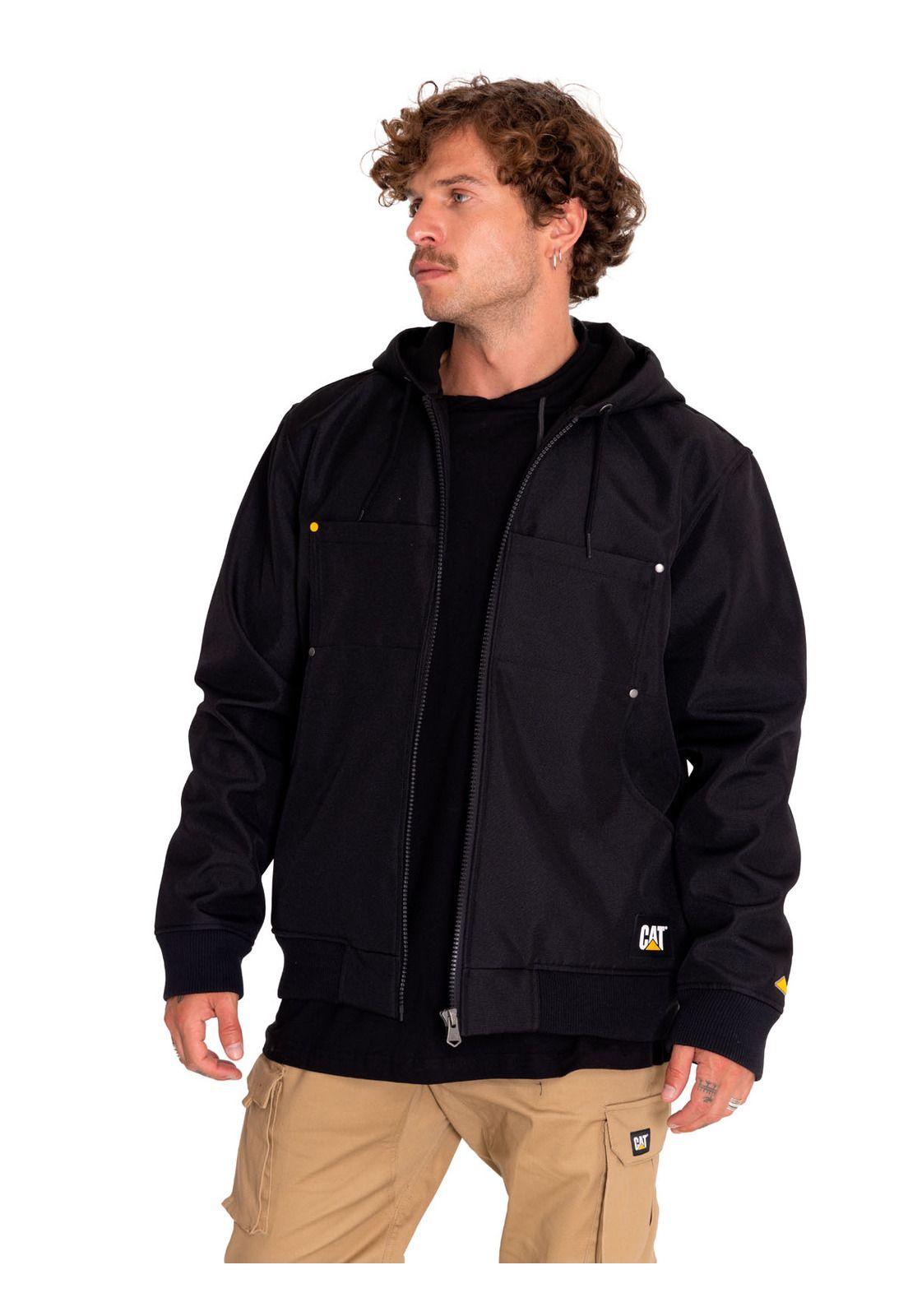 Chaqueta Hombre Bonded Fleece-Lined Work Negro-1