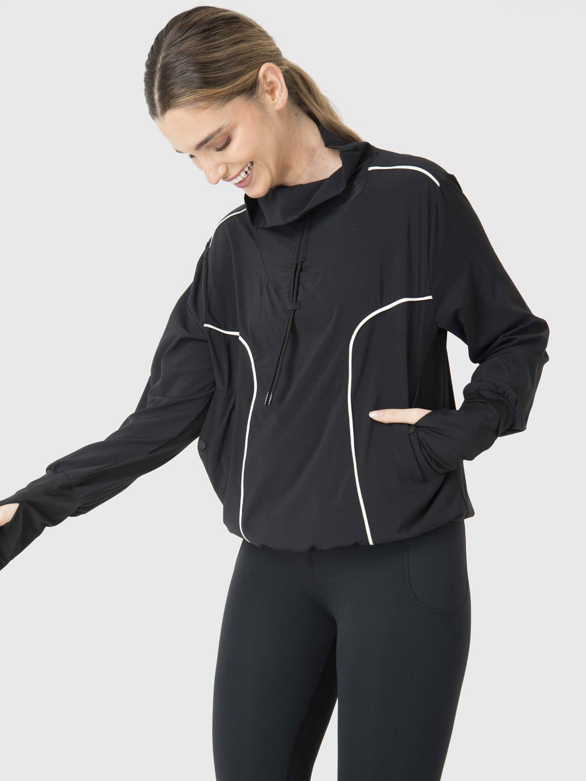 Cortaviento Mujer Wind Jacket Negro-4